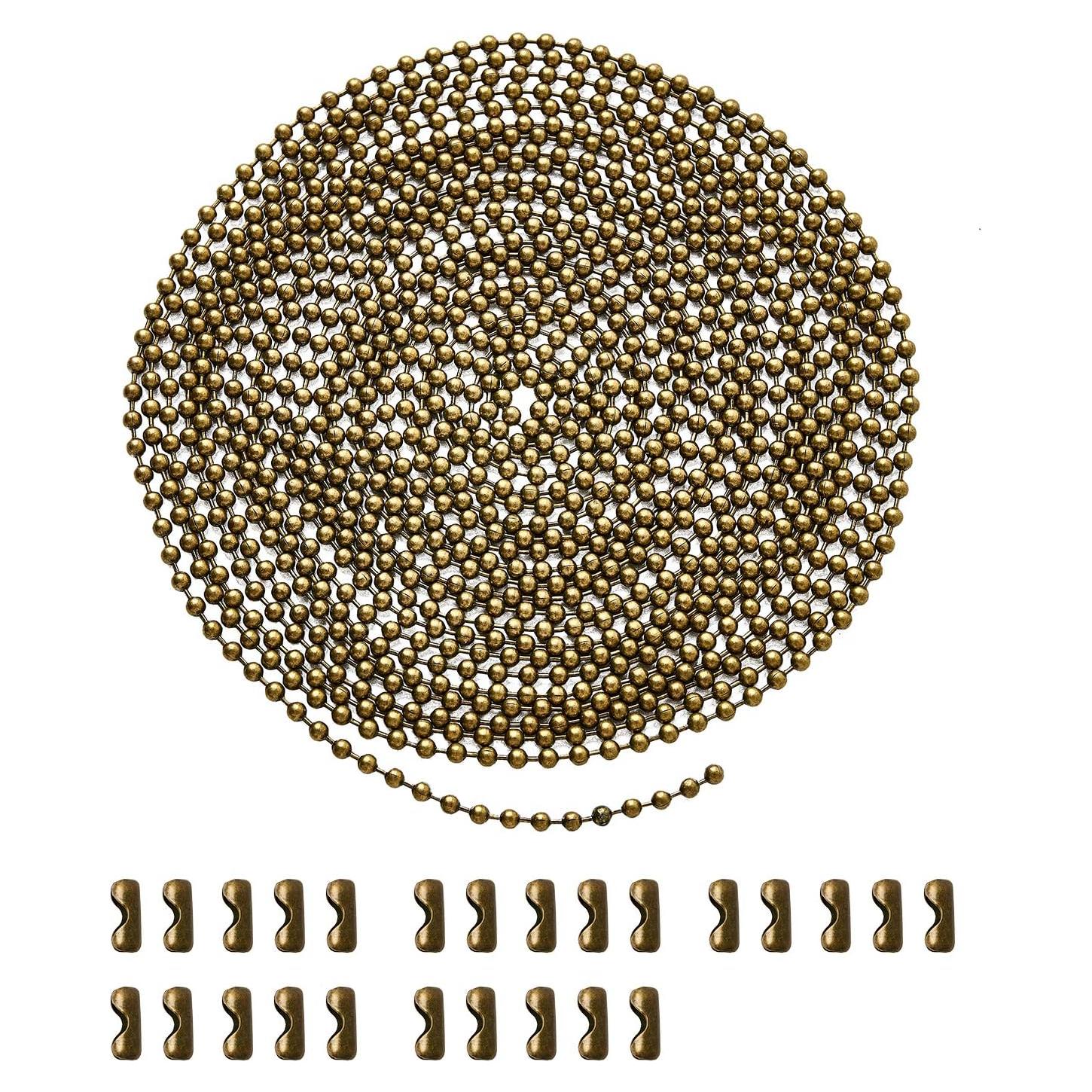 Cadena de Extensión para Ventilador YeeBeny 5m Bronce 25 Conectores