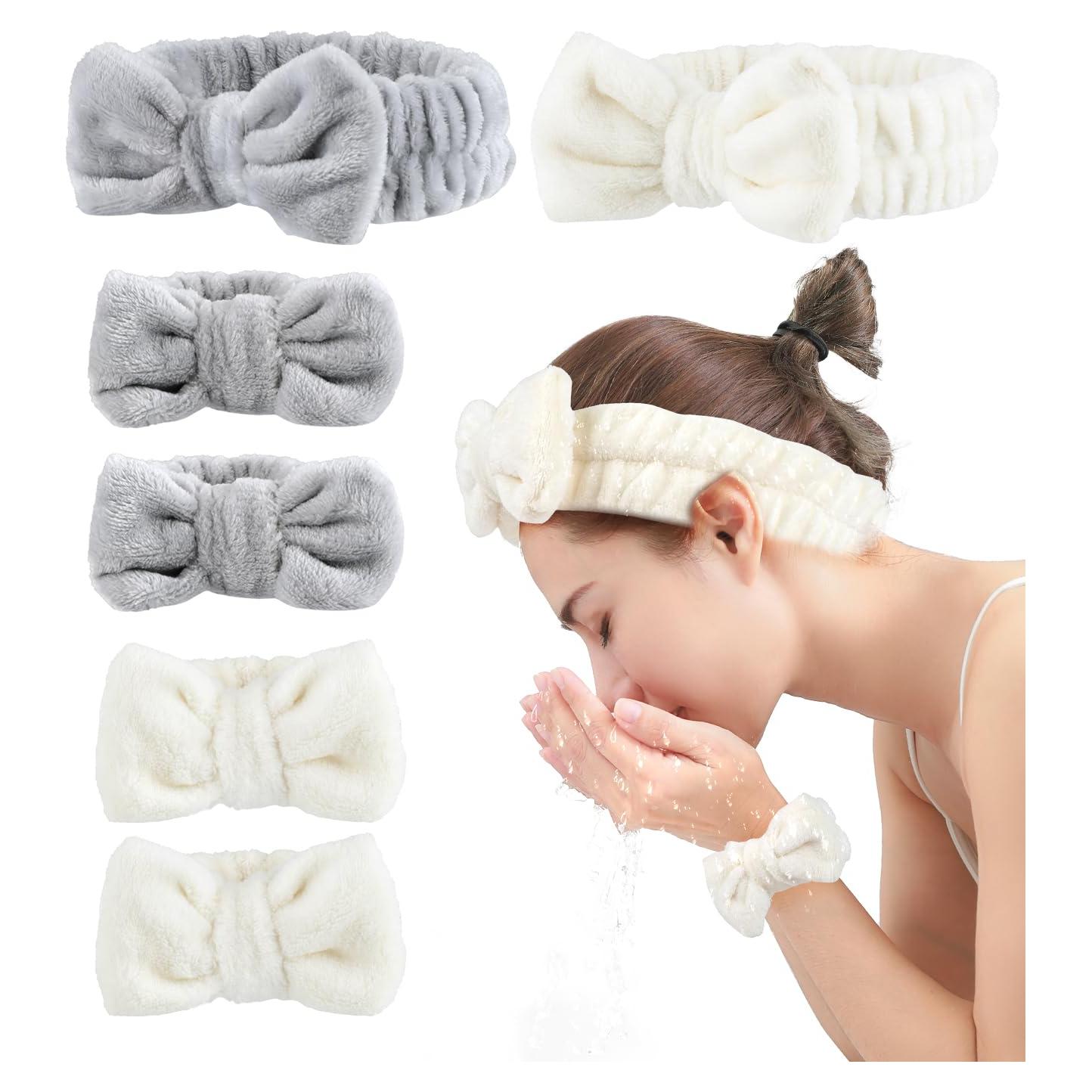 Juego de 6 Piezas Diadema y Pulseras Dafeng Spa Cuidado Piel