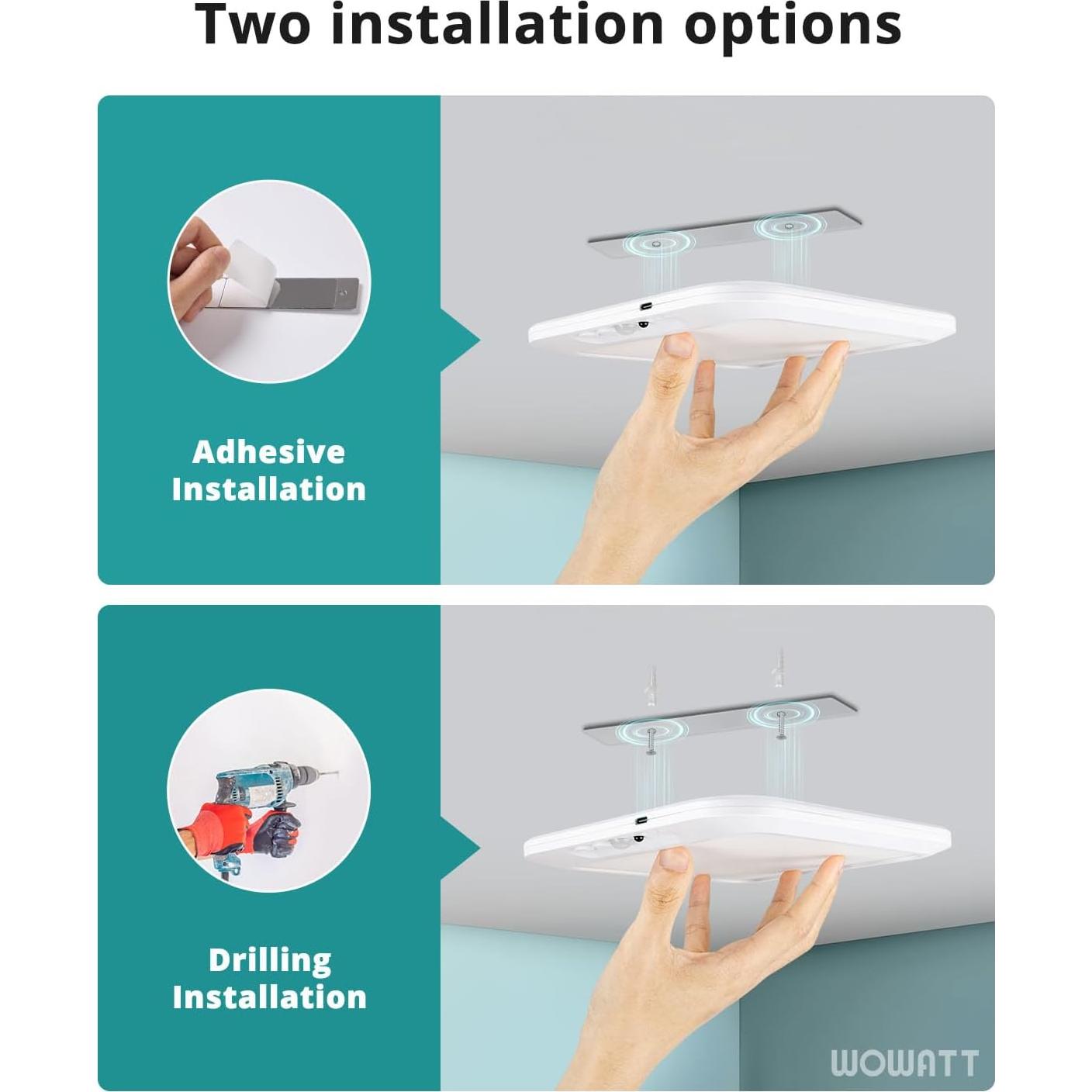 Luz de Techo Recargable Wowatt WL0301121 con Sensor Movimiento