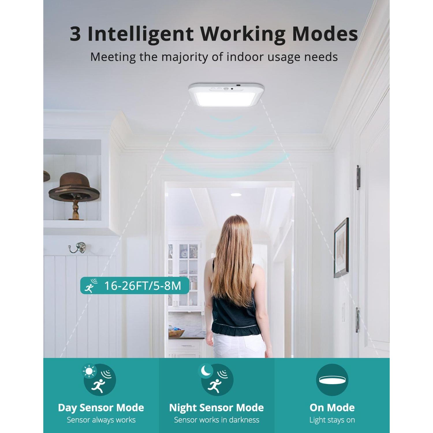 Luz de Techo Recargable Wowatt WL0301121 con Sensor Movimiento