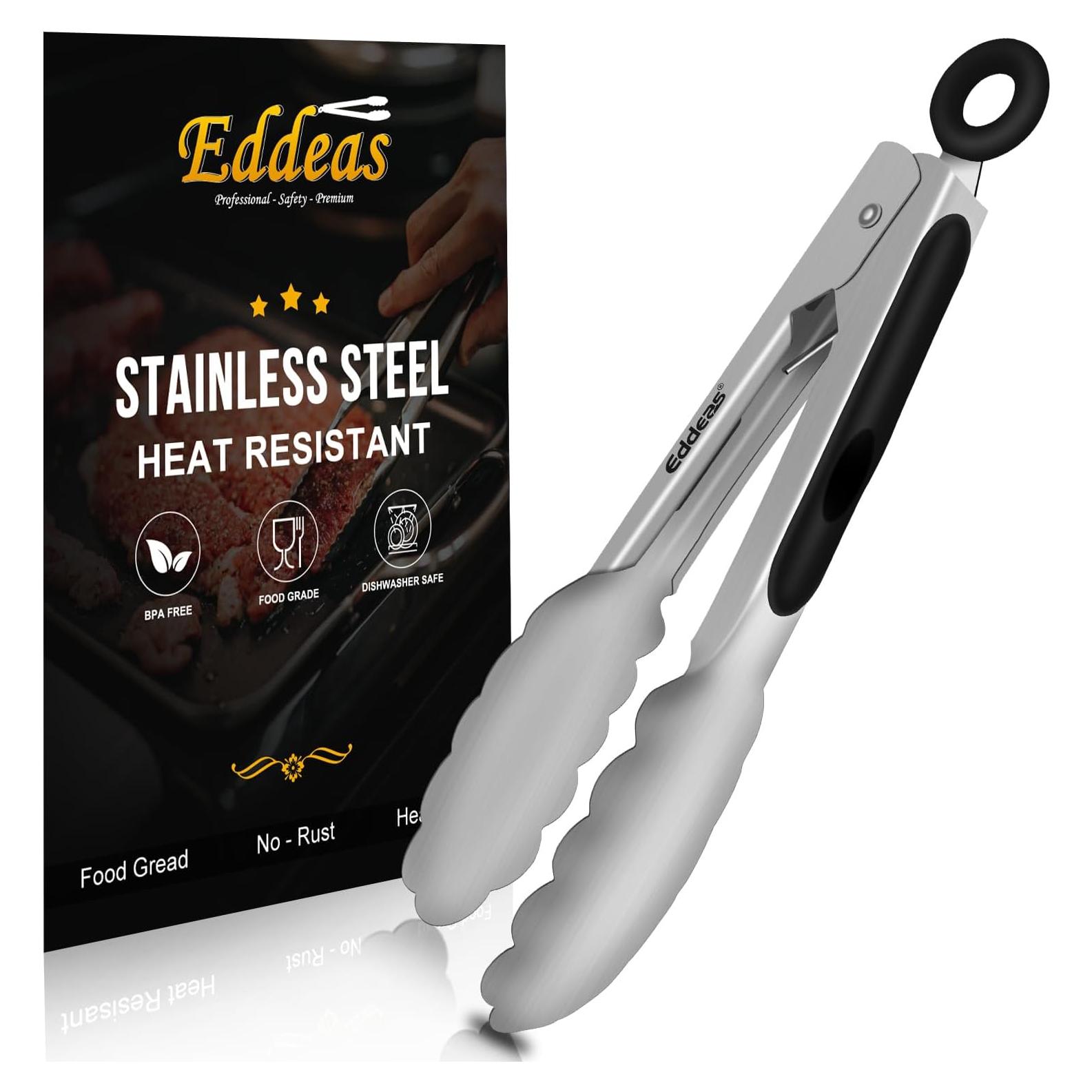 Pinzas de Cocina Eddeas 17.8 cm Acero Inoxidable Antideslizante