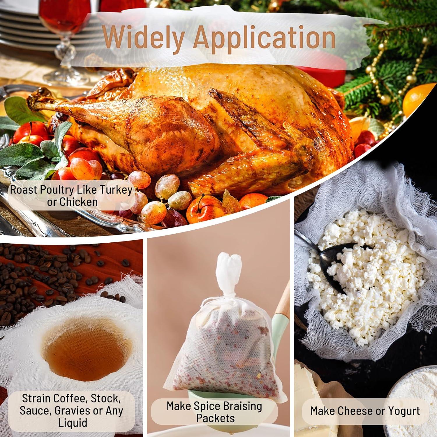 Rollo de Tela de Queso 100% Algodón FACULX 70 Yardas Grado 10