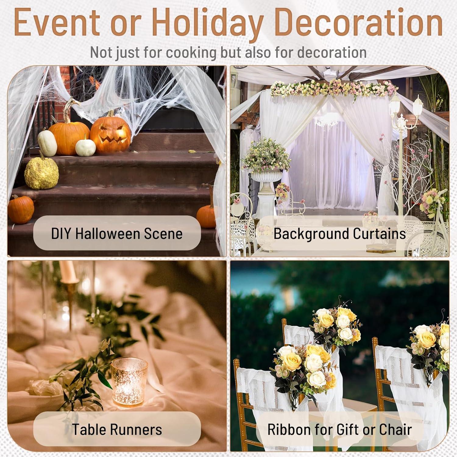 Rollo de Tela de Queso 100% Algodón FACULX 70 Yardas Grado 10