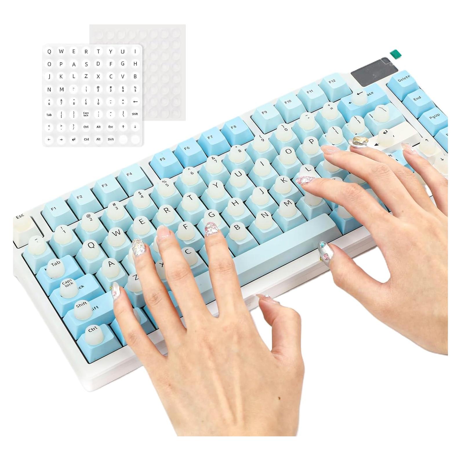 Cubierta de Teclado para Uñas Largas Braxan - Silicona Suave