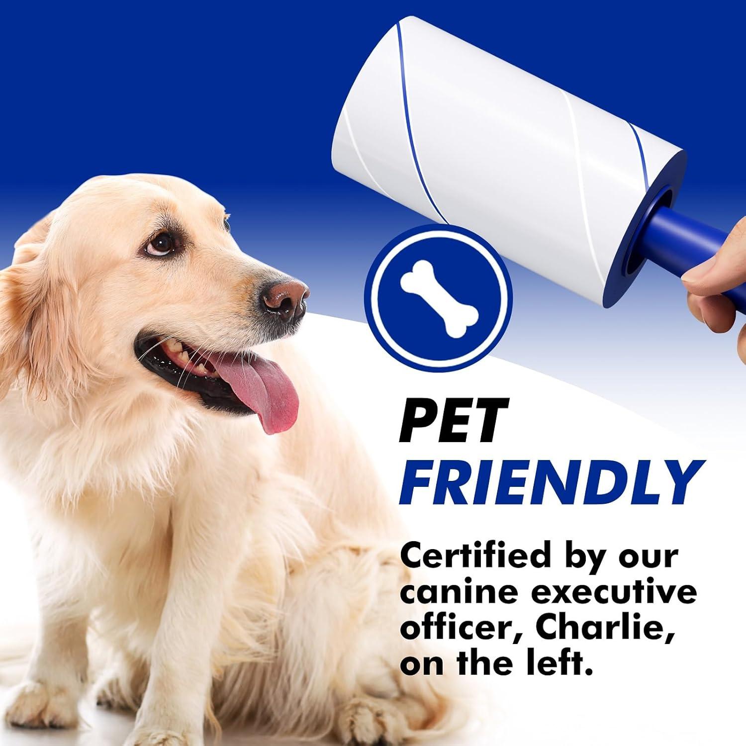 Rodillo Quitapelusas New England Stories 1200 Hojas 6 Mangos