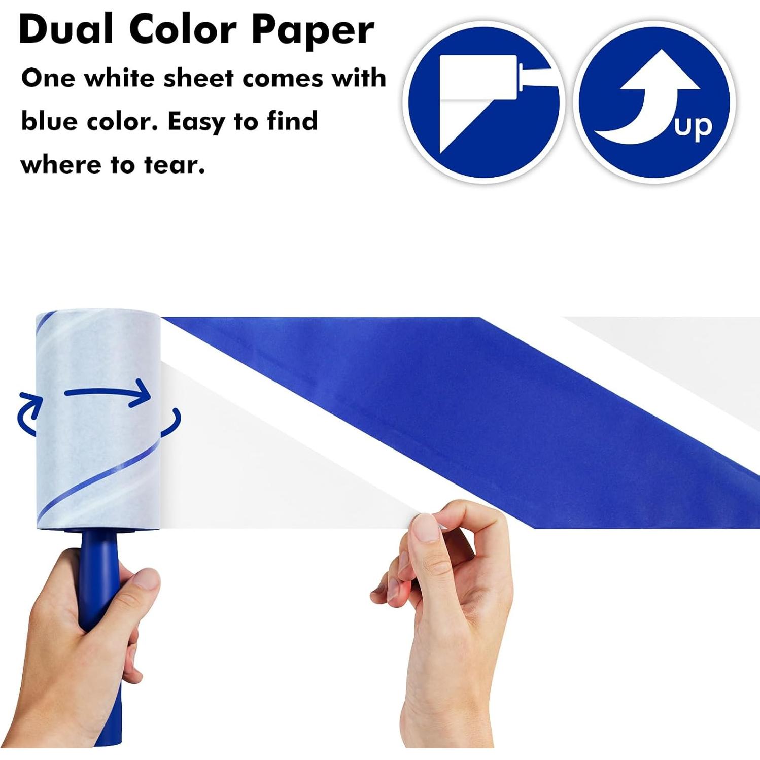 Rodillo Quitapelusas New England Stories 1200 Hojas 6 Mangos