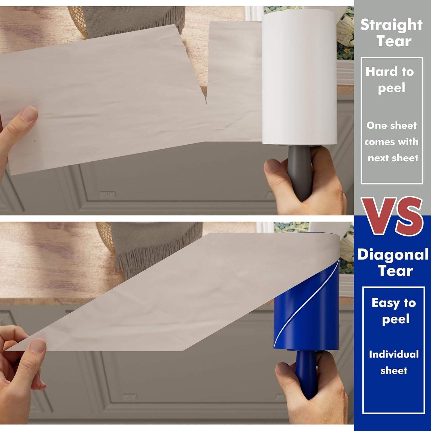 Rodillo Quitapelusas New England Stories 1200 Hojas 6 Mangos