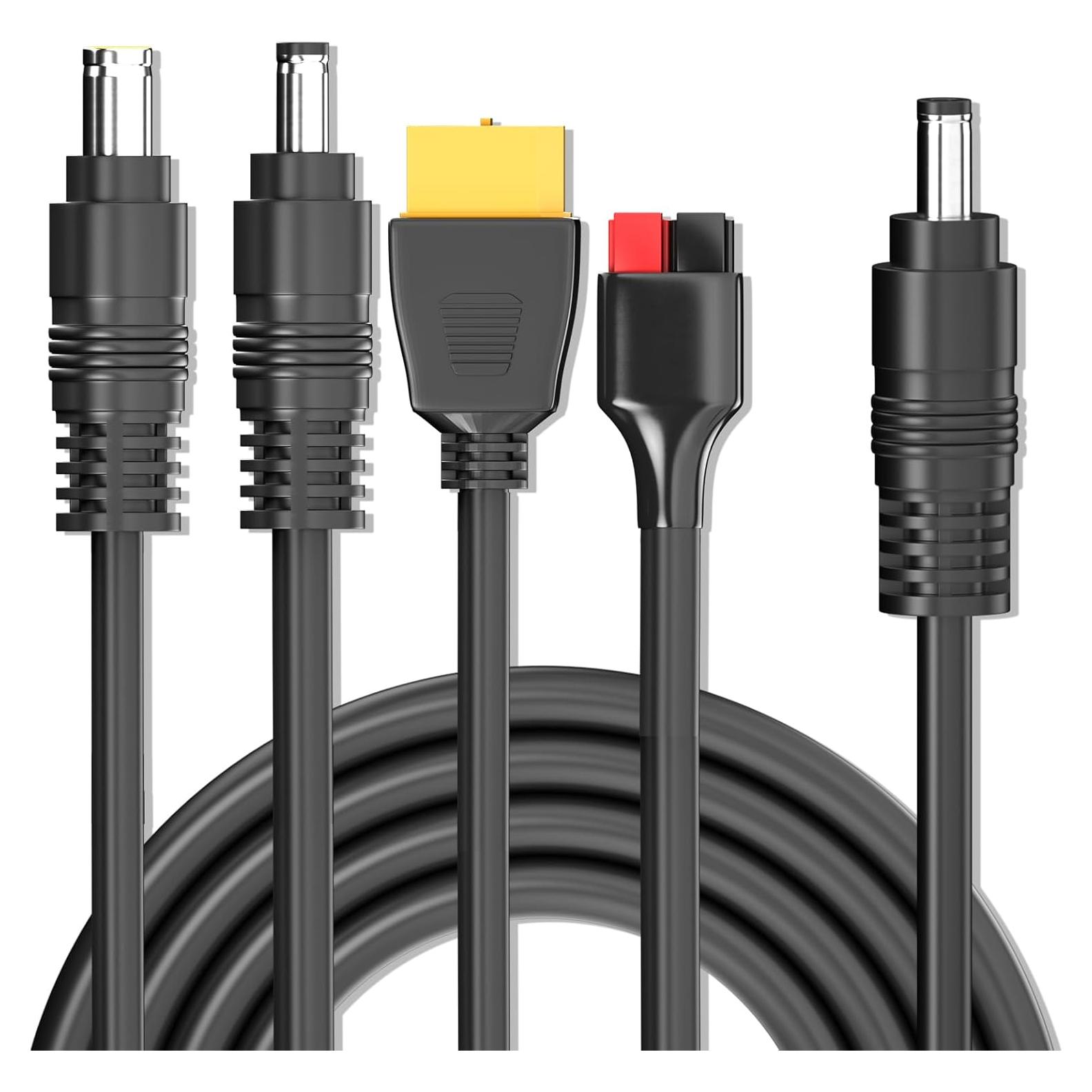 Cable de Extensión DC 4-en-1 Goupchn 2m para Panel Solar