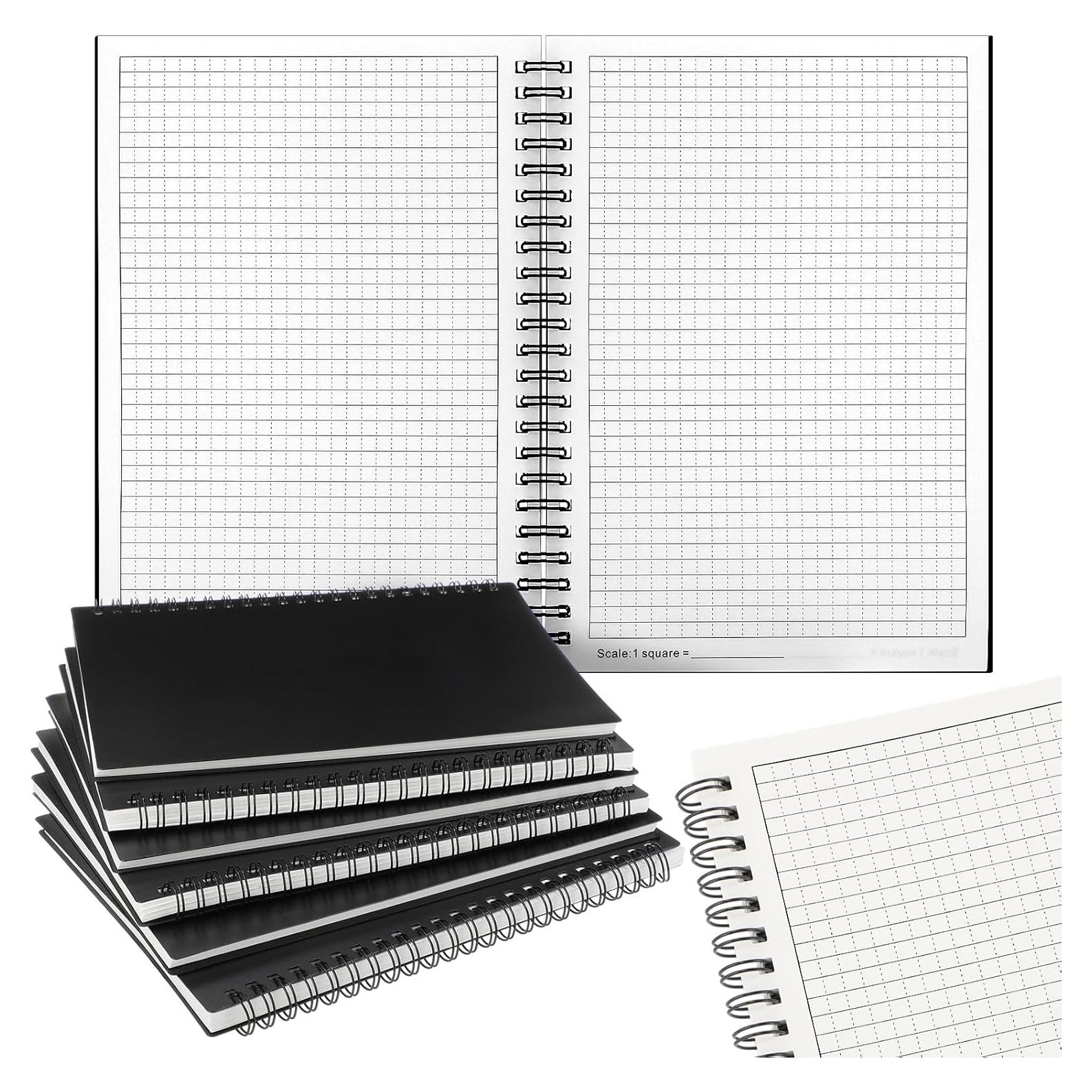 Paquete de 6 Cuadernos A5 Impermeables Saypacck 15x21 cm