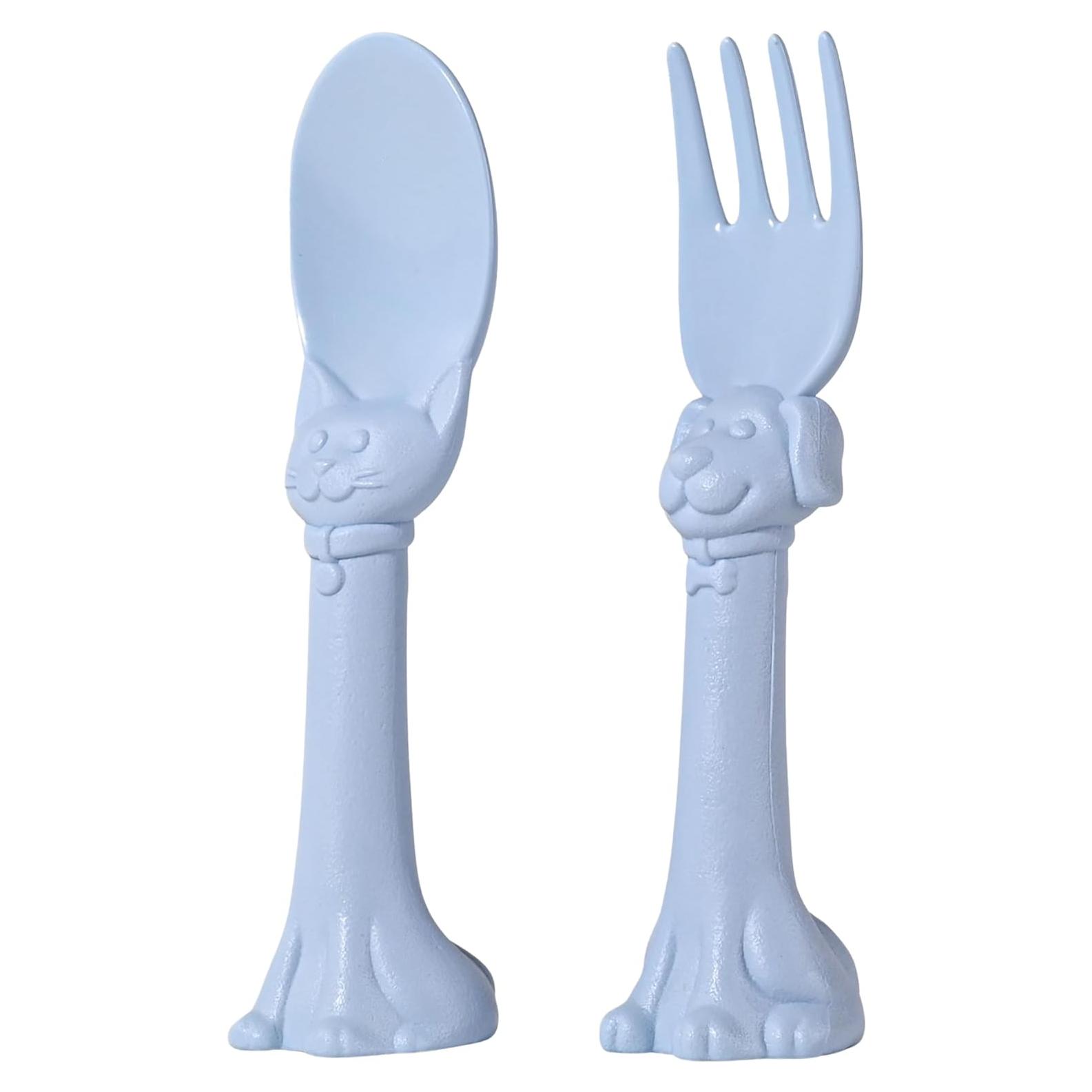Set de Utensilios para Niños Cuchara la la - 2 Piezas Azul