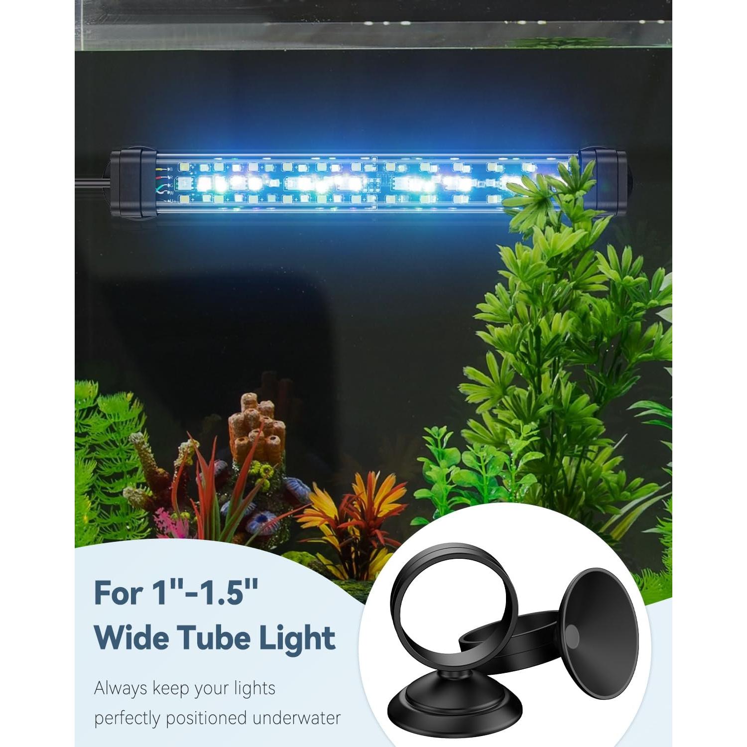 Ventosas para Luz de Acuario Pawfly 6 Pcs 3.05 cm