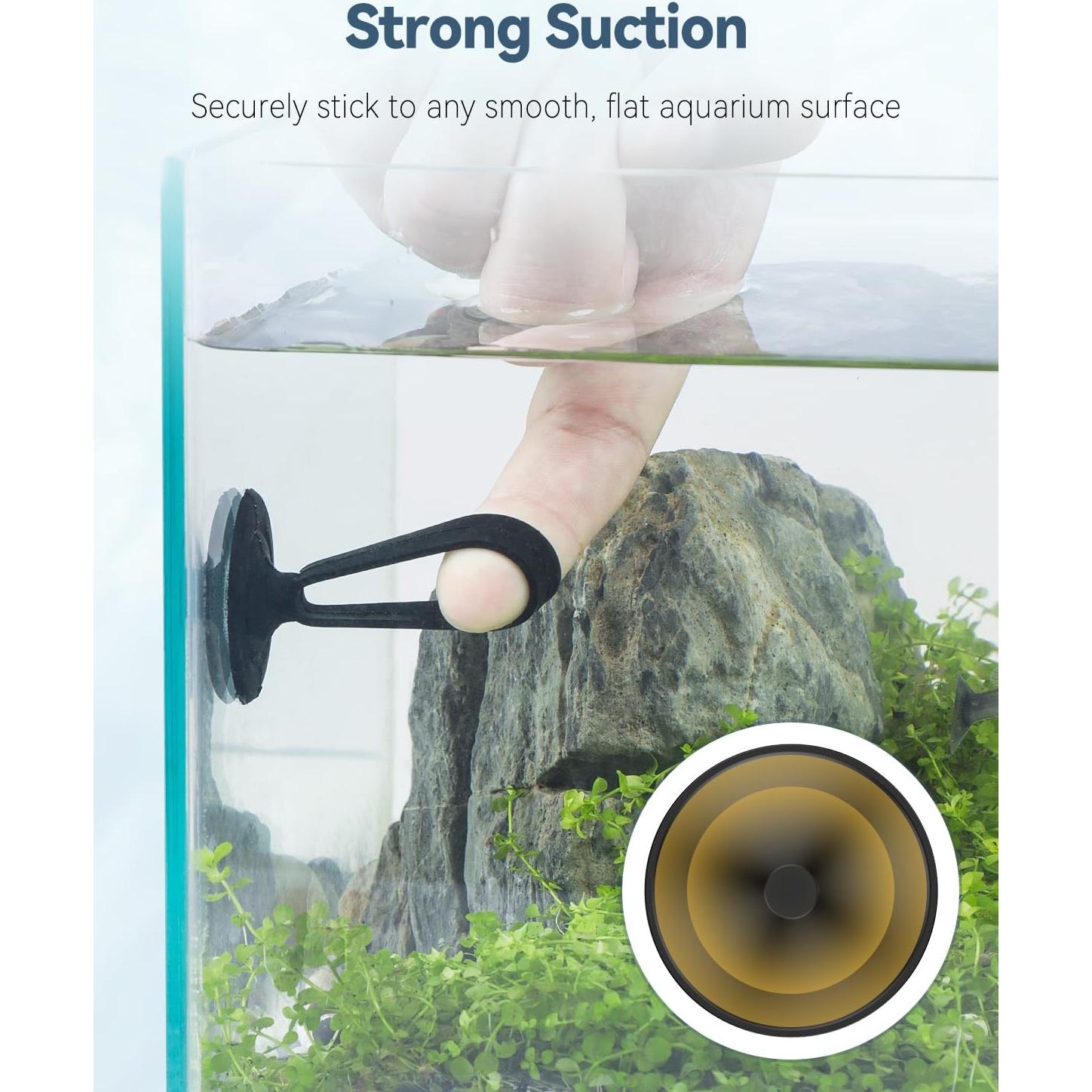 Ventosas para Luz de Acuario Pawfly 6 Pcs 3.05 cm