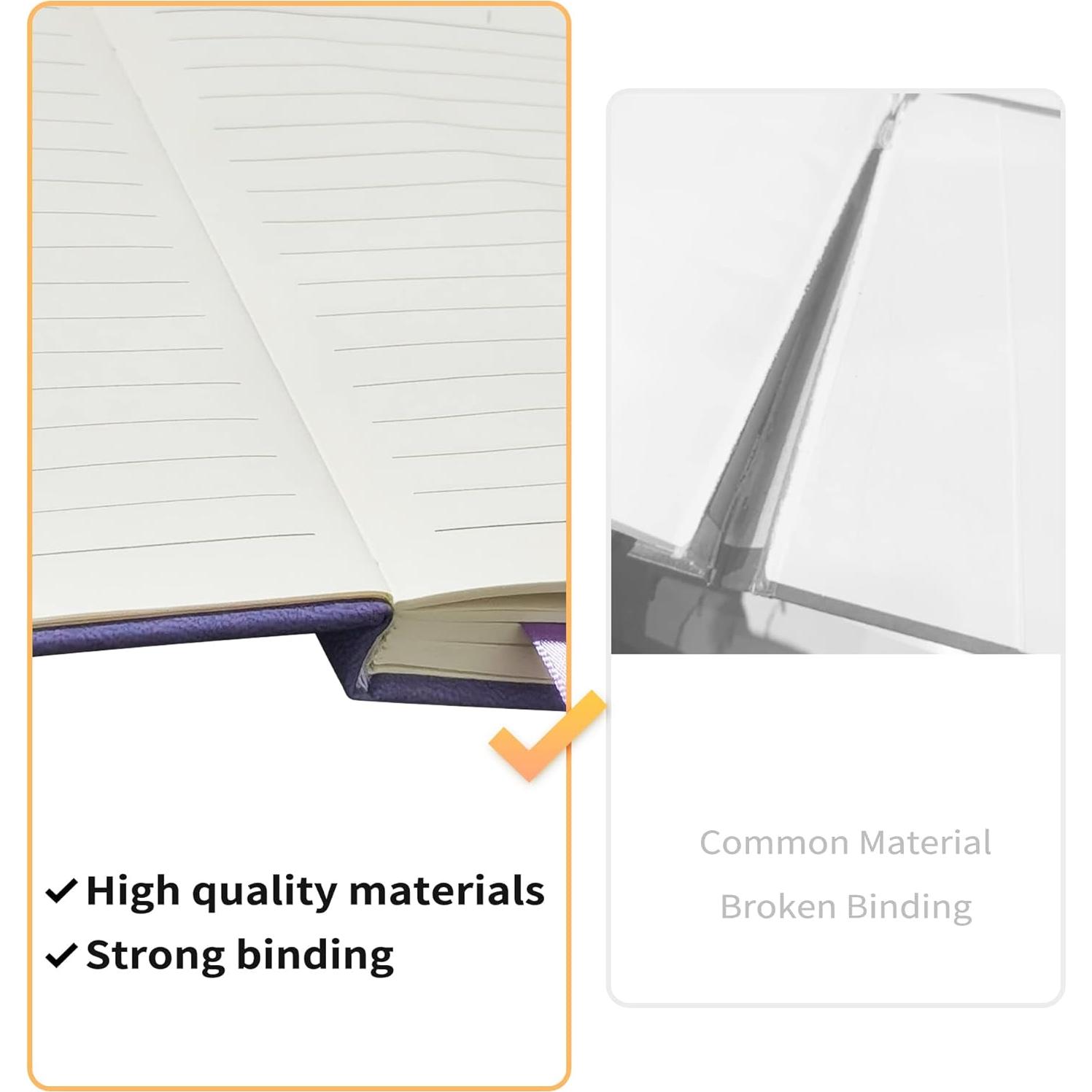 Cuaderno A6 Mlife Tapa Dura Rayado 192 Páginas Negro