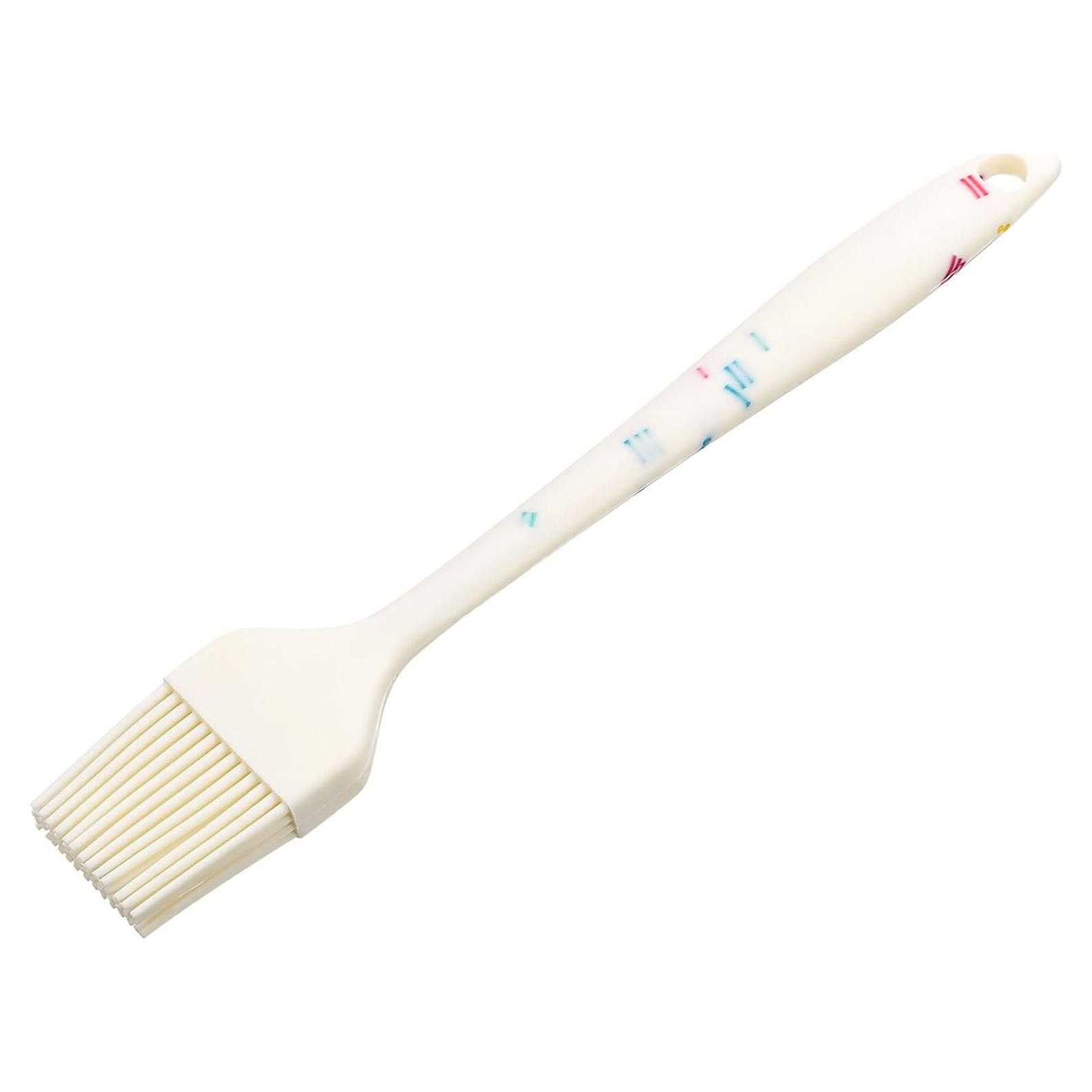 Brocha de Pastelería uxcell 20.32cm Silicona Blanca Resistente al Calor