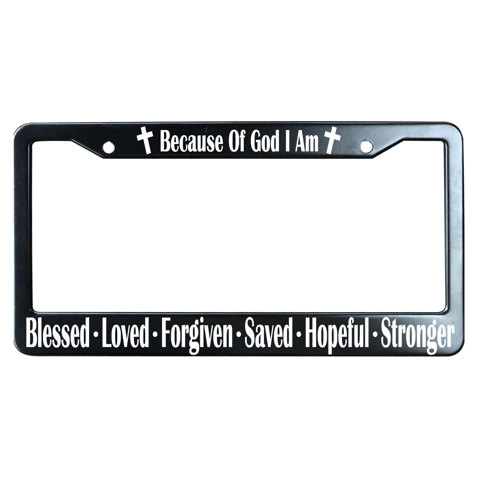 Marco de Matrícula URCustomPro Acero Inoxidable Negro Mate