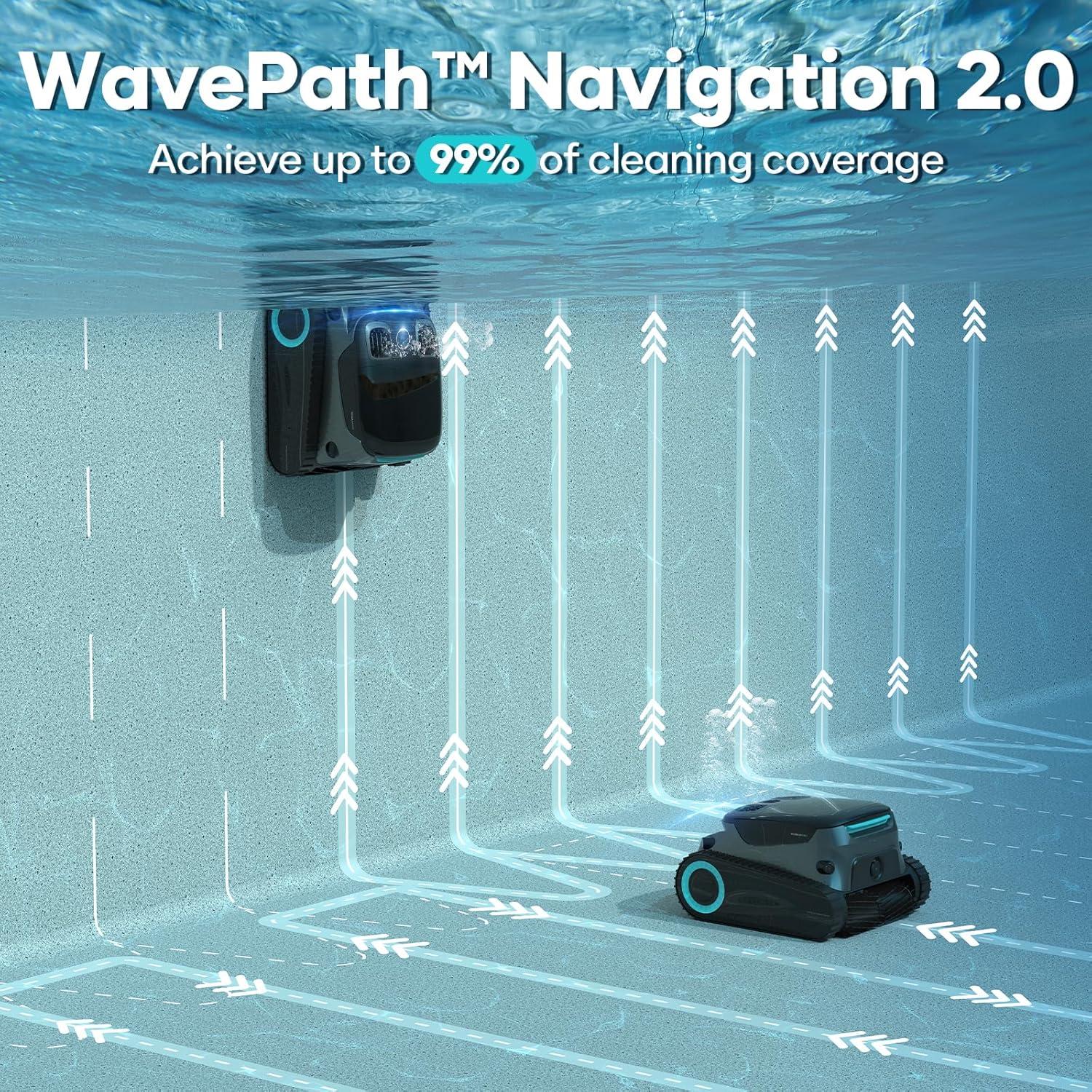 Limpiador de Piscinas Robótico Aiper Scuba S1 Pro 180 min