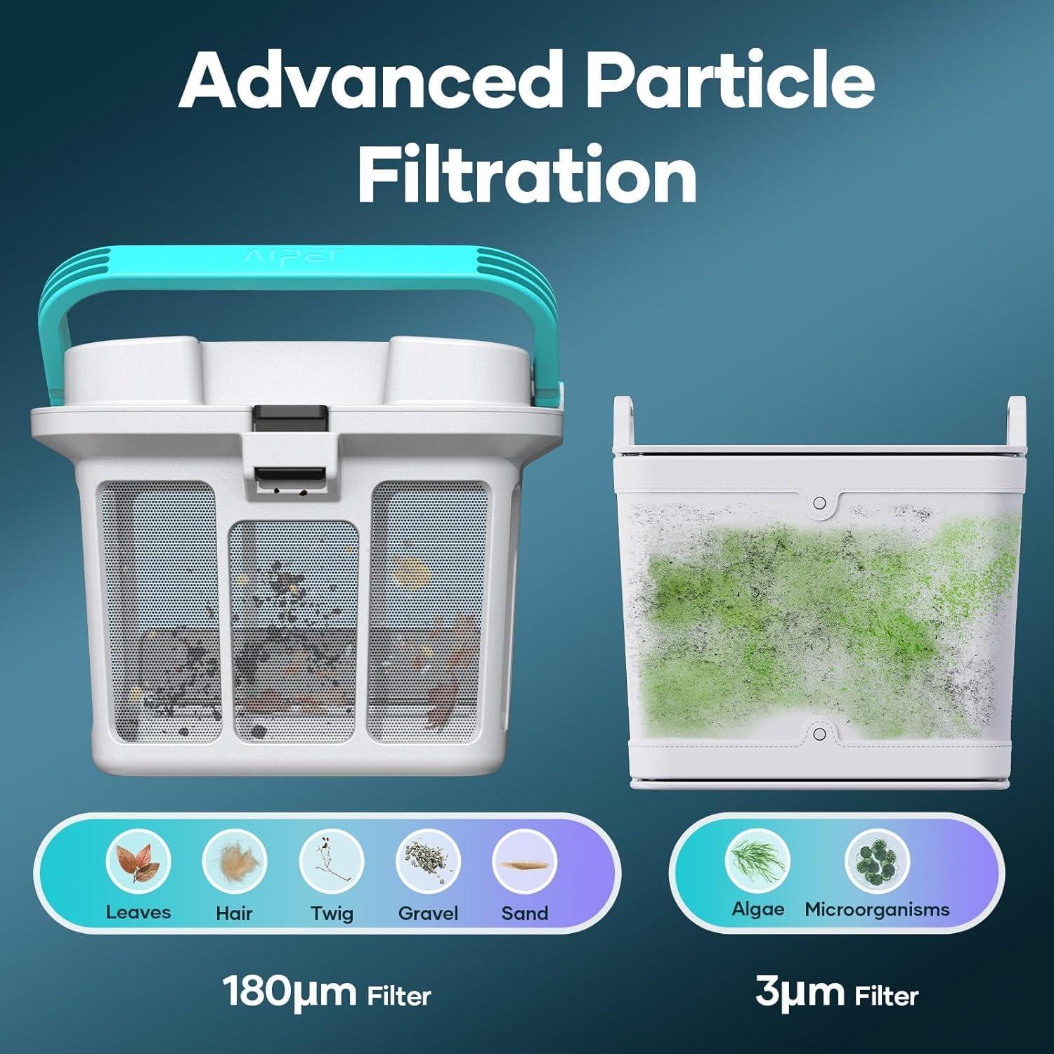 Limpiador de Piscinas Robótico Aiper Scuba S1 Pro 180 min