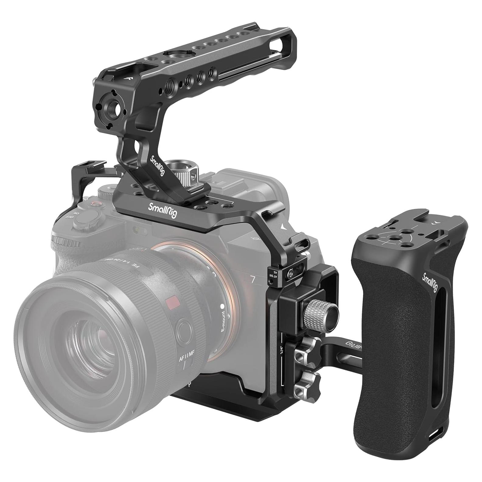 Jaula SmallRig 3669C para Sony Alpha 7R V/IV/S III con Mango