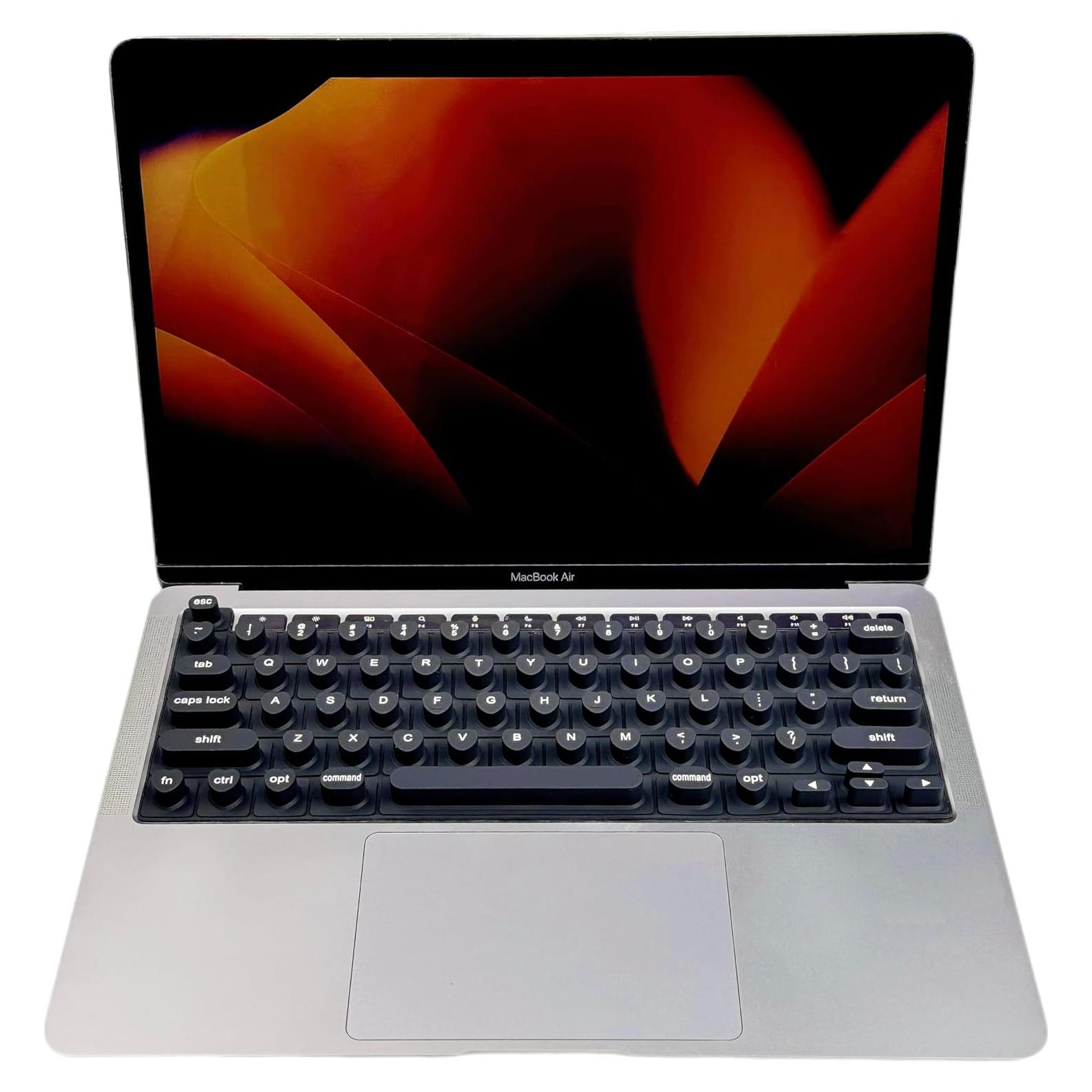 Cubierta de Teclado de Silicona para Uñas Largas Majeree - MacBook Pro 13" 2020-2023