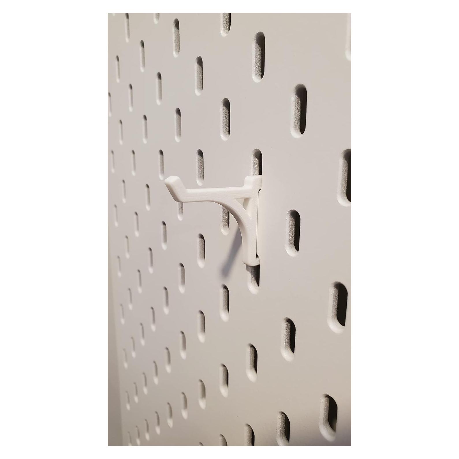 Ganchos de Exhibición 12pk Just Hanging para Panel IKEA SKADIS