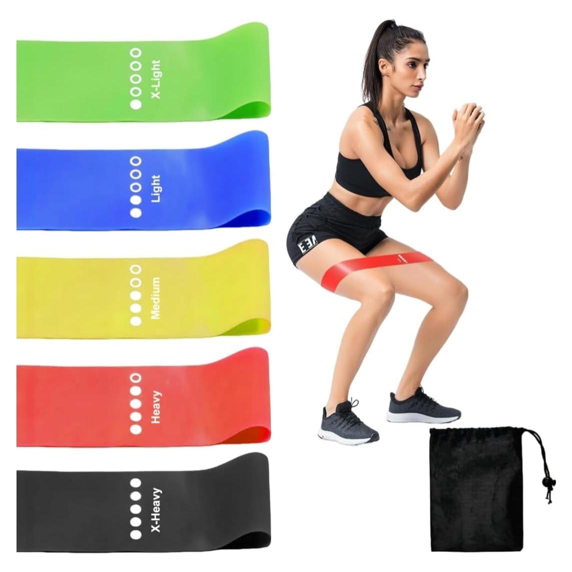 Conjunto de Bandas de Resistencia Genérico 5 Niveles para Fitness
