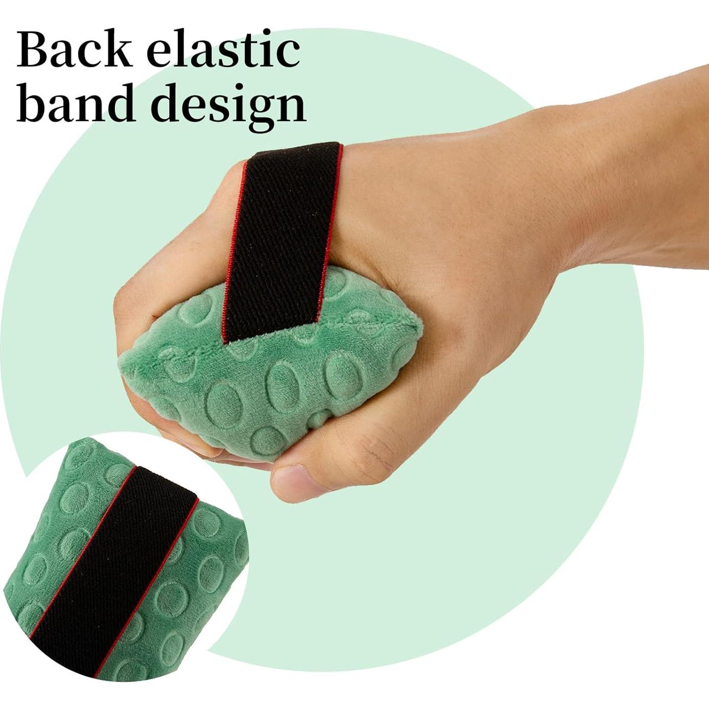 Cojín de Rehabilitación de Dedos GZFQJJ Verde 13x5cm