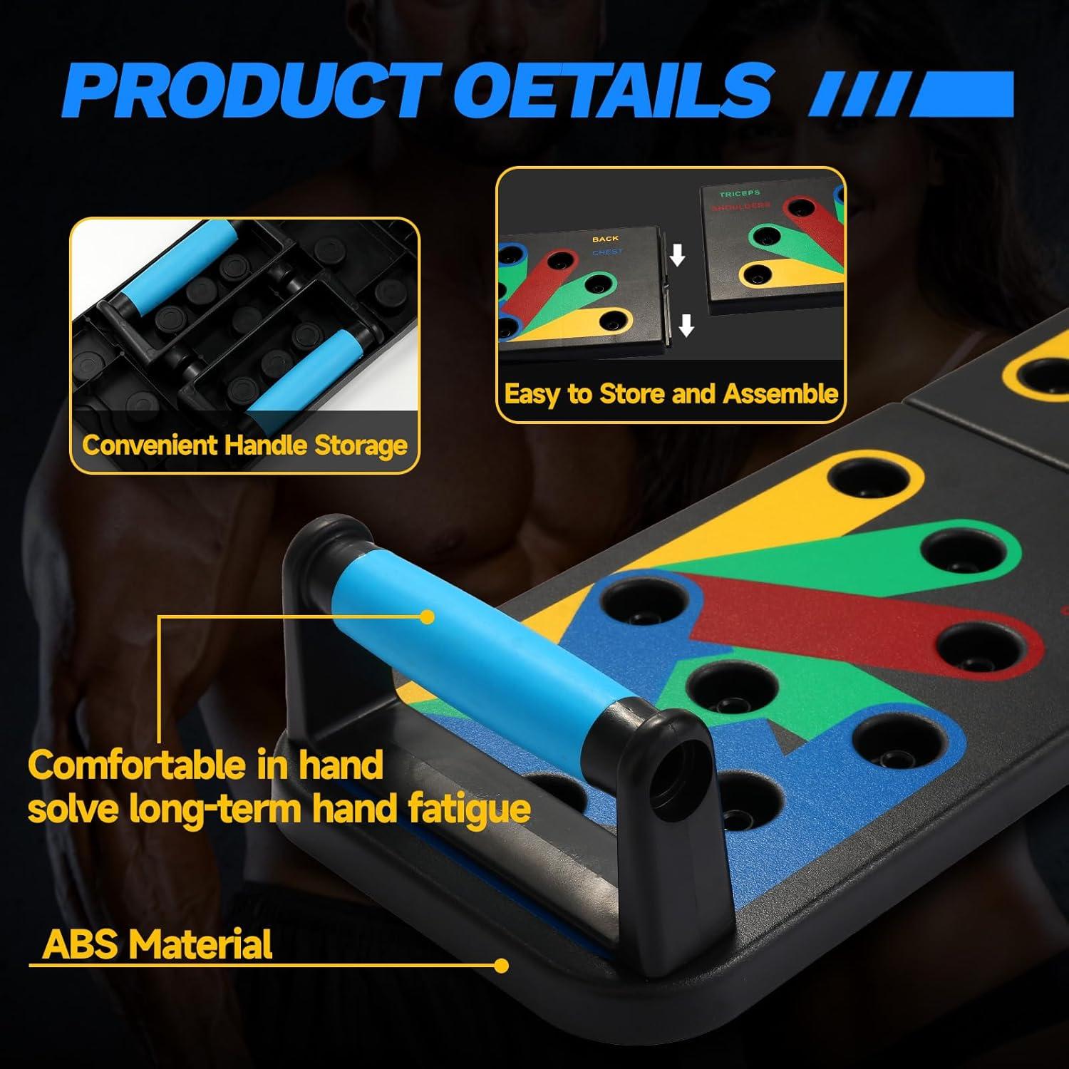 Tabla de Flexiones 9-en-1 SKGNKLIG - Entrenamiento Multifuncional