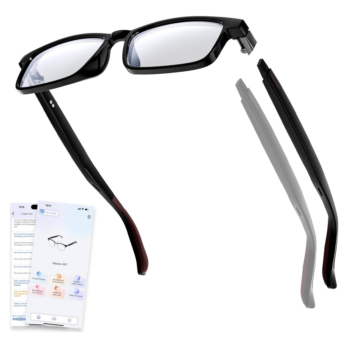 Gafas de Traducción Inteligente Emerhome Gen3 - Bluetooth, Ligeras