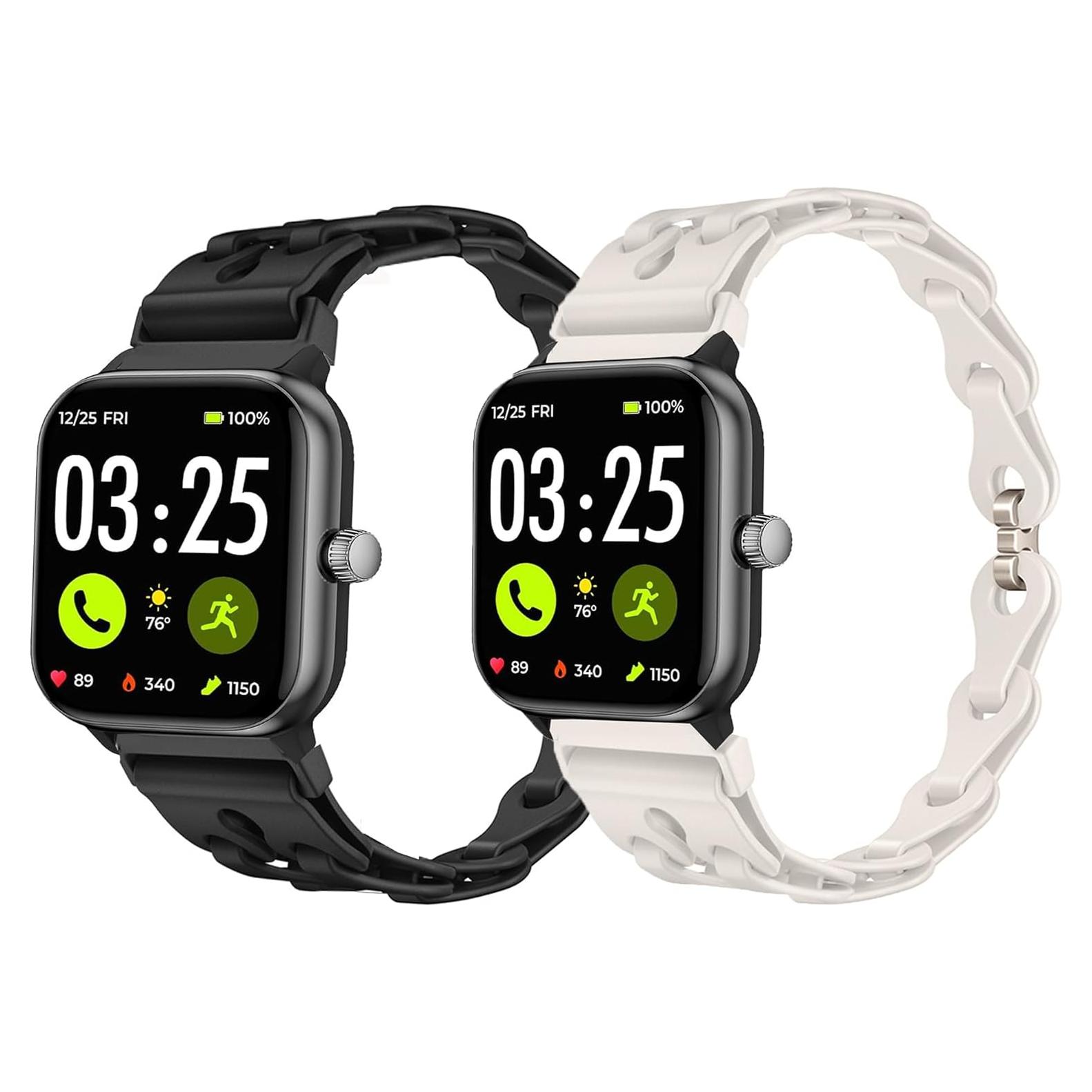 Correa de Silicona Elástica 22mm para Reloj Spade & Co Salud 4