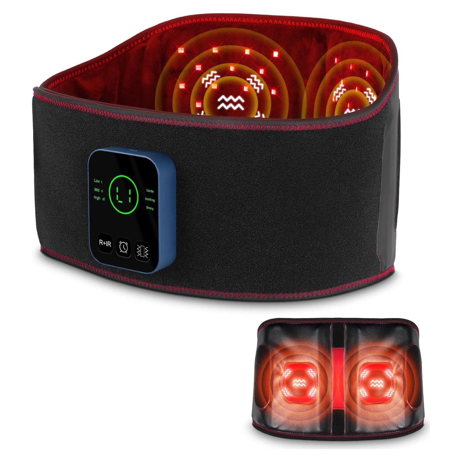 Cinturón de Terapia de Luz Roja Inalámbrico YKeluxon 660nm 850nm