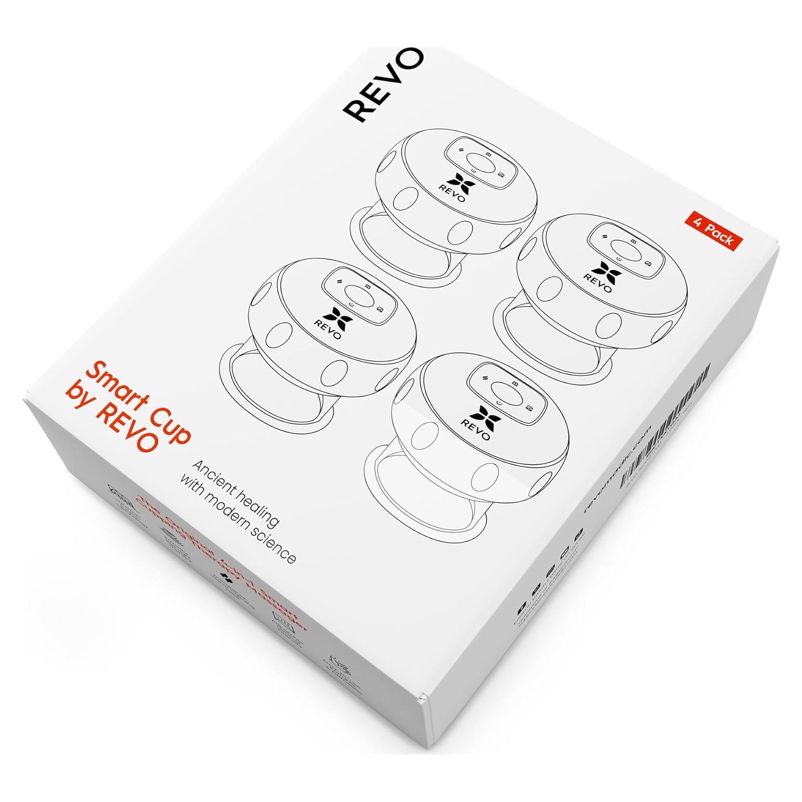 Masajeador de Terapia de Ventosas REVO 4-en-1 Inteligente