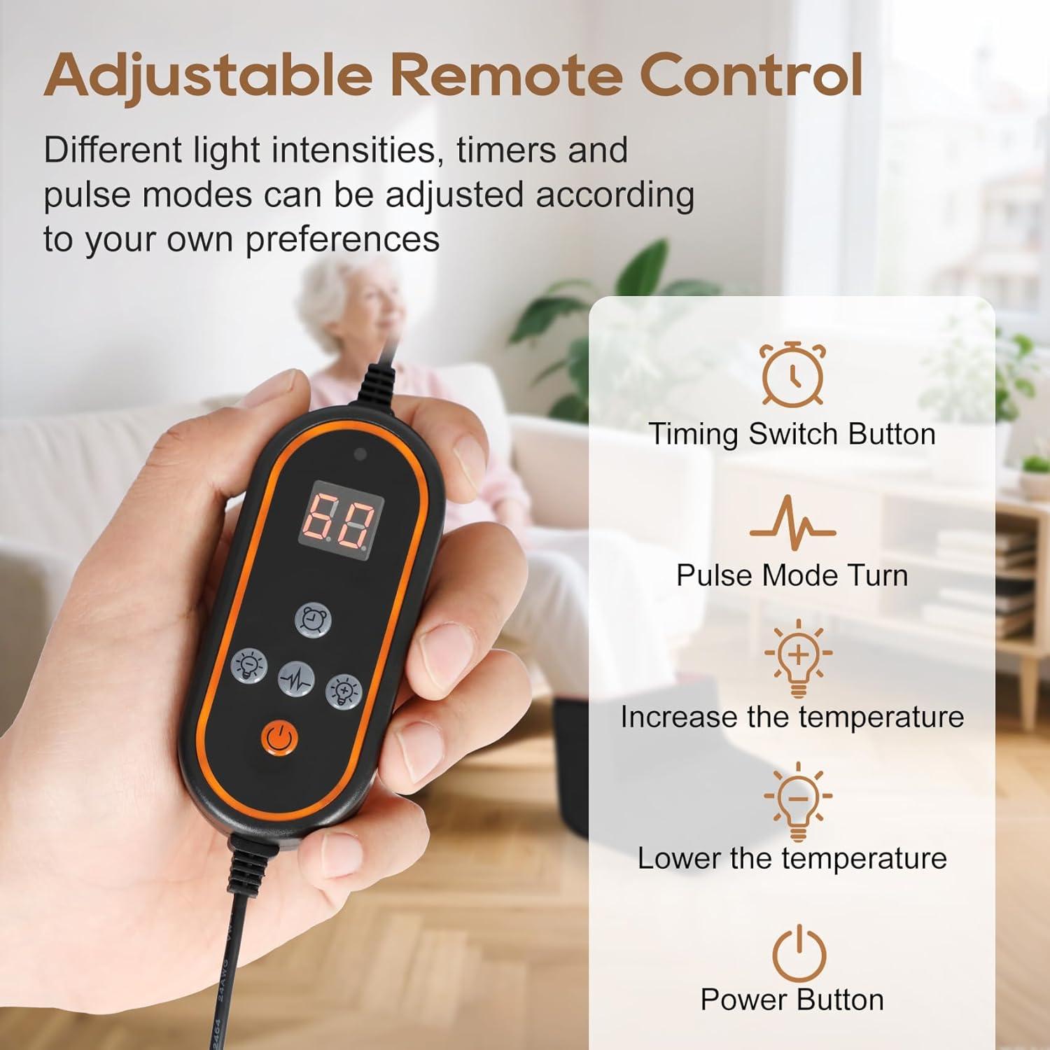 Terapia de Luz Roja Dmzosmd para Alivio del Dolor en Pies