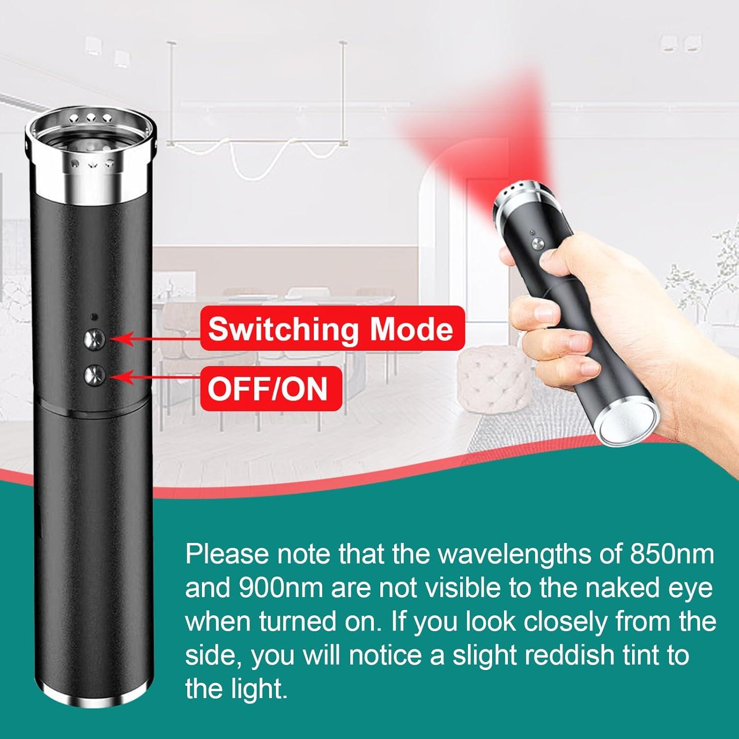 Dispositivo Terapia Luz Roja Topvent 5 LED Alivio Dolor 0.5kg