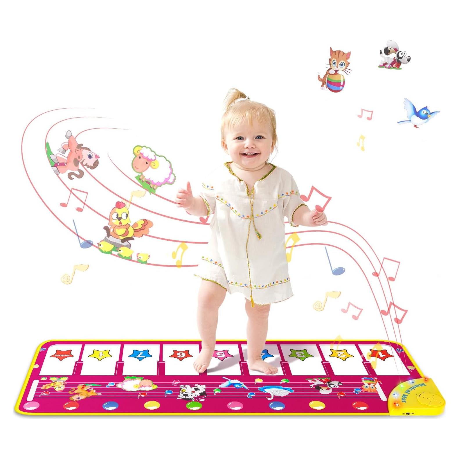 Alfombra de Piano M SANMERSEN 100 cm para Niños 1-3 Años