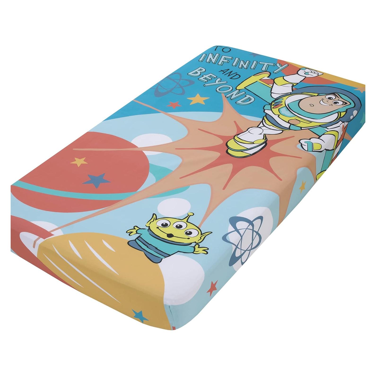 Sábana Ajustable Cuna 100% Algodón NoJo Toy Story Buzz Lightyear