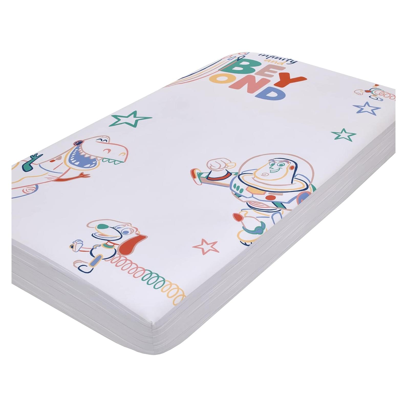 Sábana Ajustable para Cuna Toy Story NoJo 132x71 cm Colorida