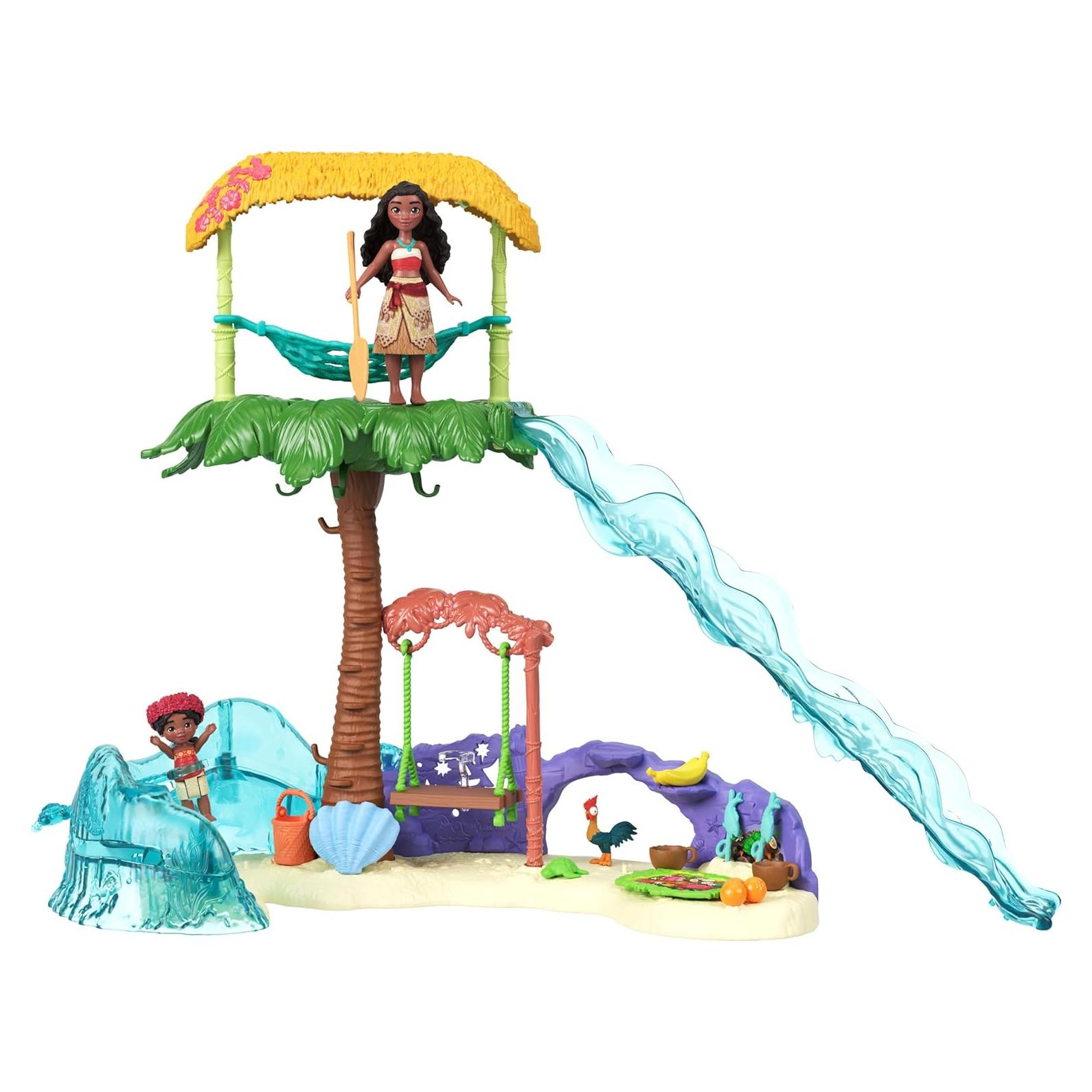 Set de Juego Aventura en la Isla de Moana Mattel 15 Piezas