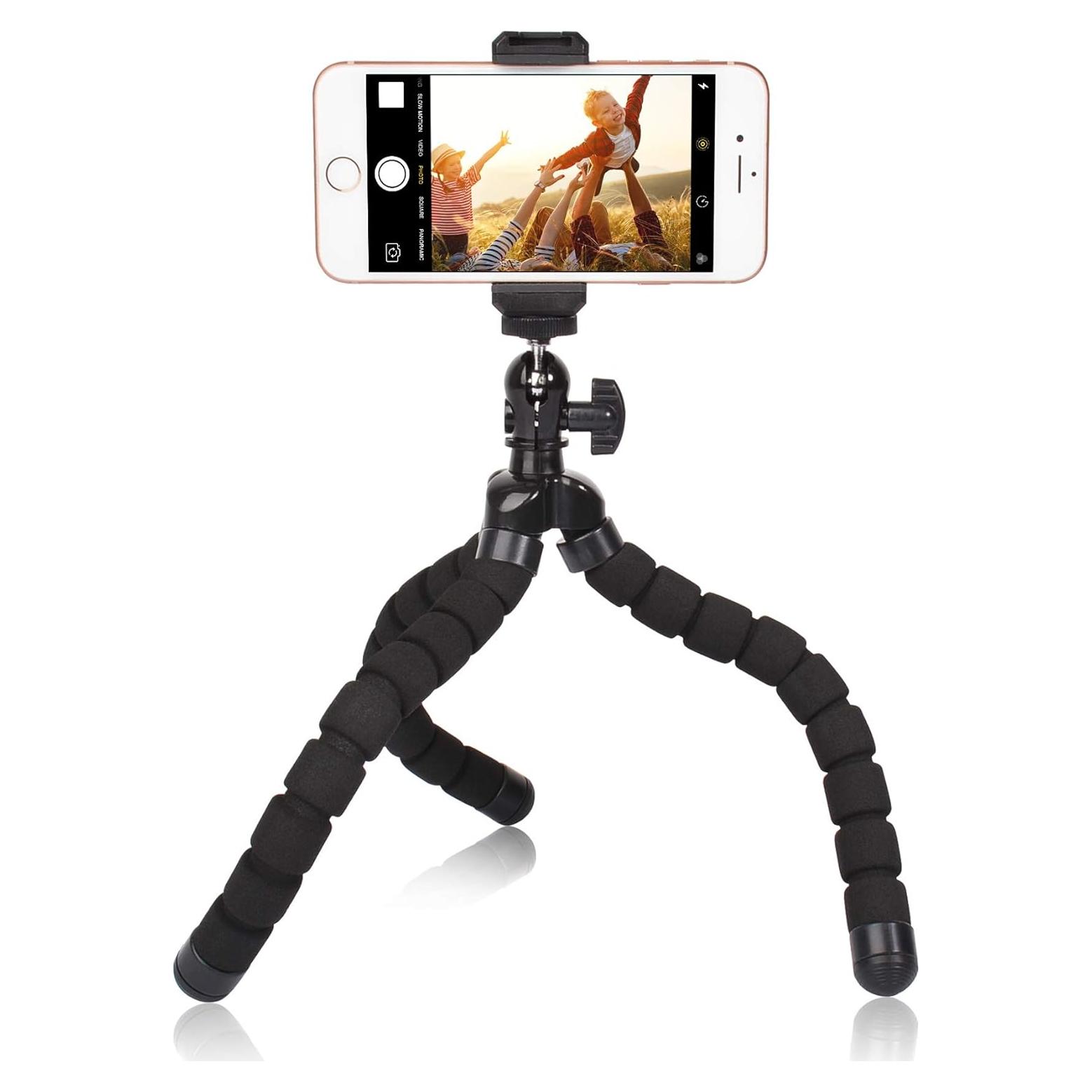 Trípode Mini Ruittos FM-1 Flexible para Teléfono y Cámara