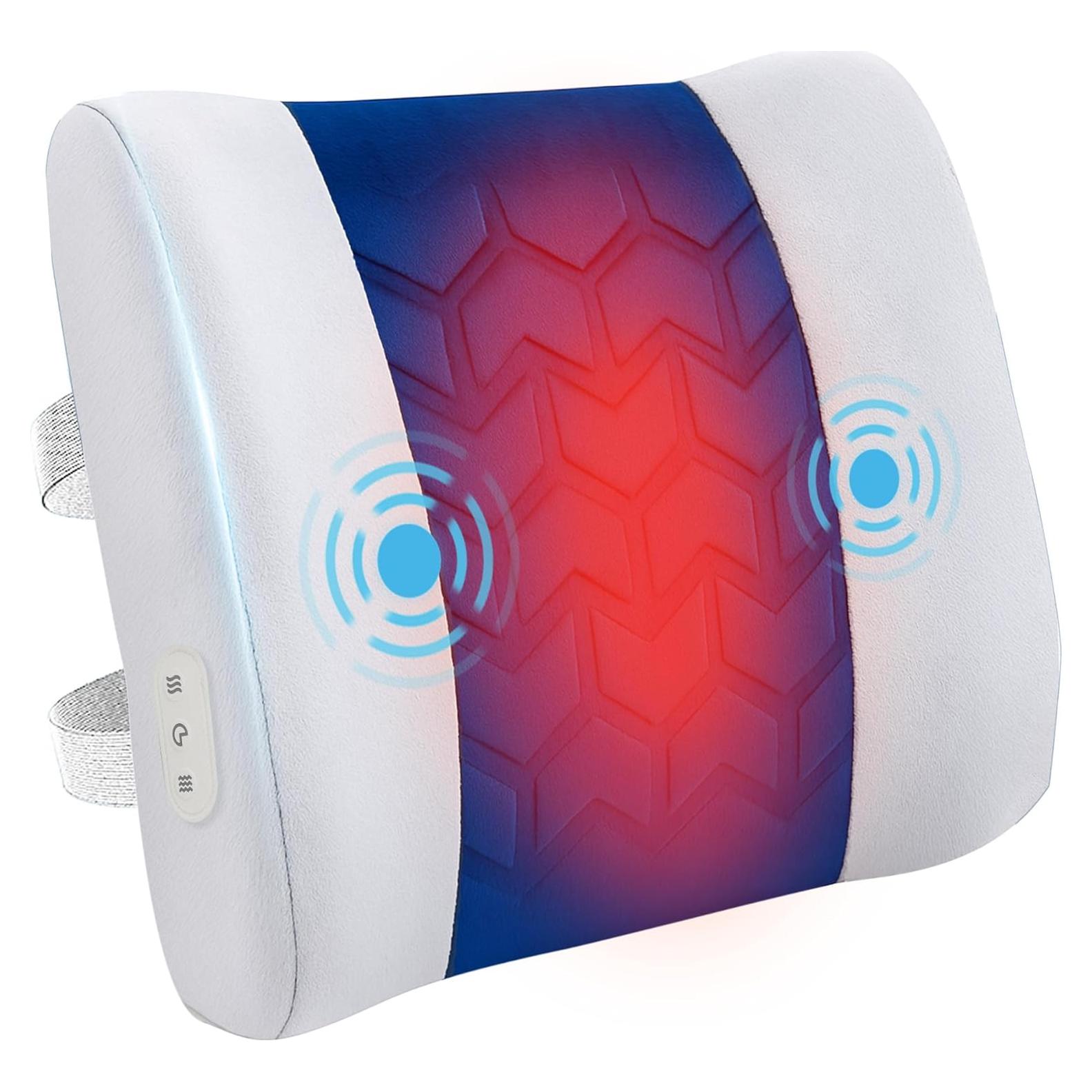 Almohada Lumbar Calentada CILI CL-4102BLU con Masaje Vibrante