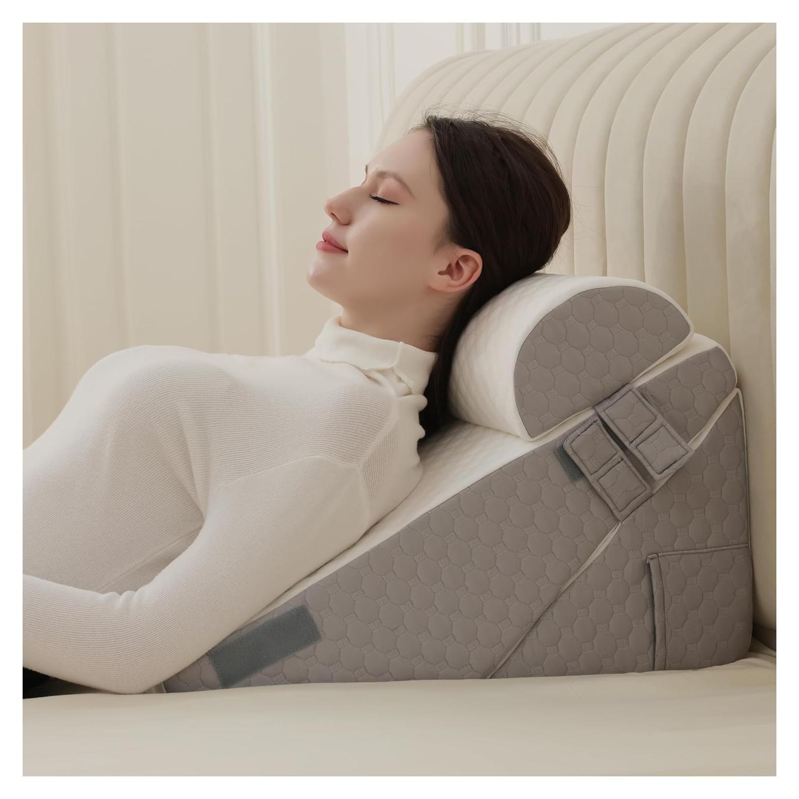 Cojín en Cuña Ortopédico Flyxunfri 10 en 1 Ajustable 55.88x30.48 cm