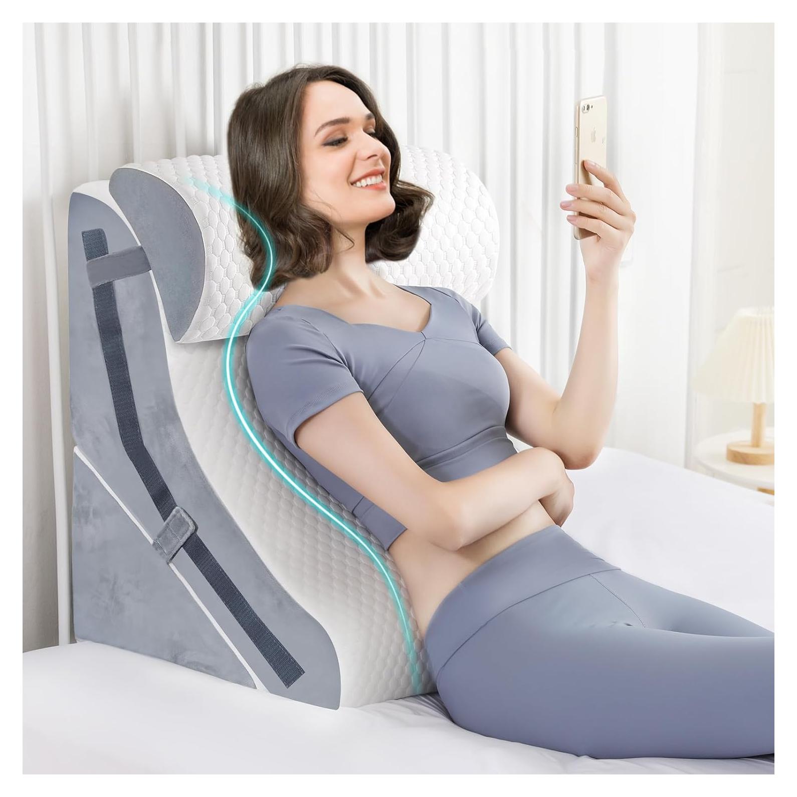 Cojín en cuña ortopédico Simpledad 3 en 1 ajustable 60 cm