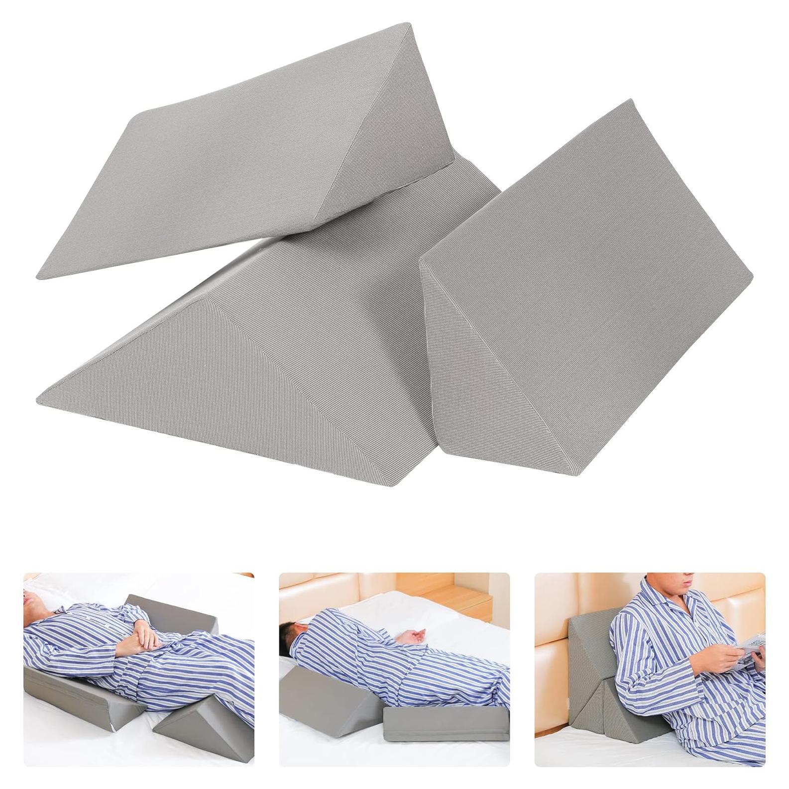 Cuñas y Posicionadores de Cama Fanwer - 3 Almohadas 40° 50° 90°