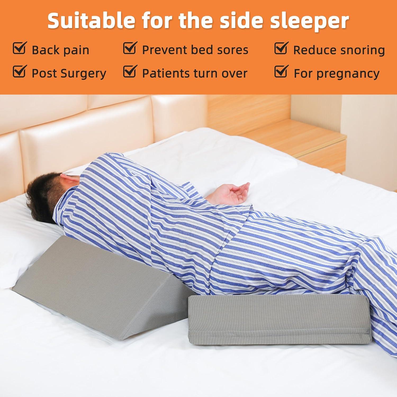 Cuñas y Posicionadores de Cama Fanwer - 3 Almohadas 40° 50° 90°