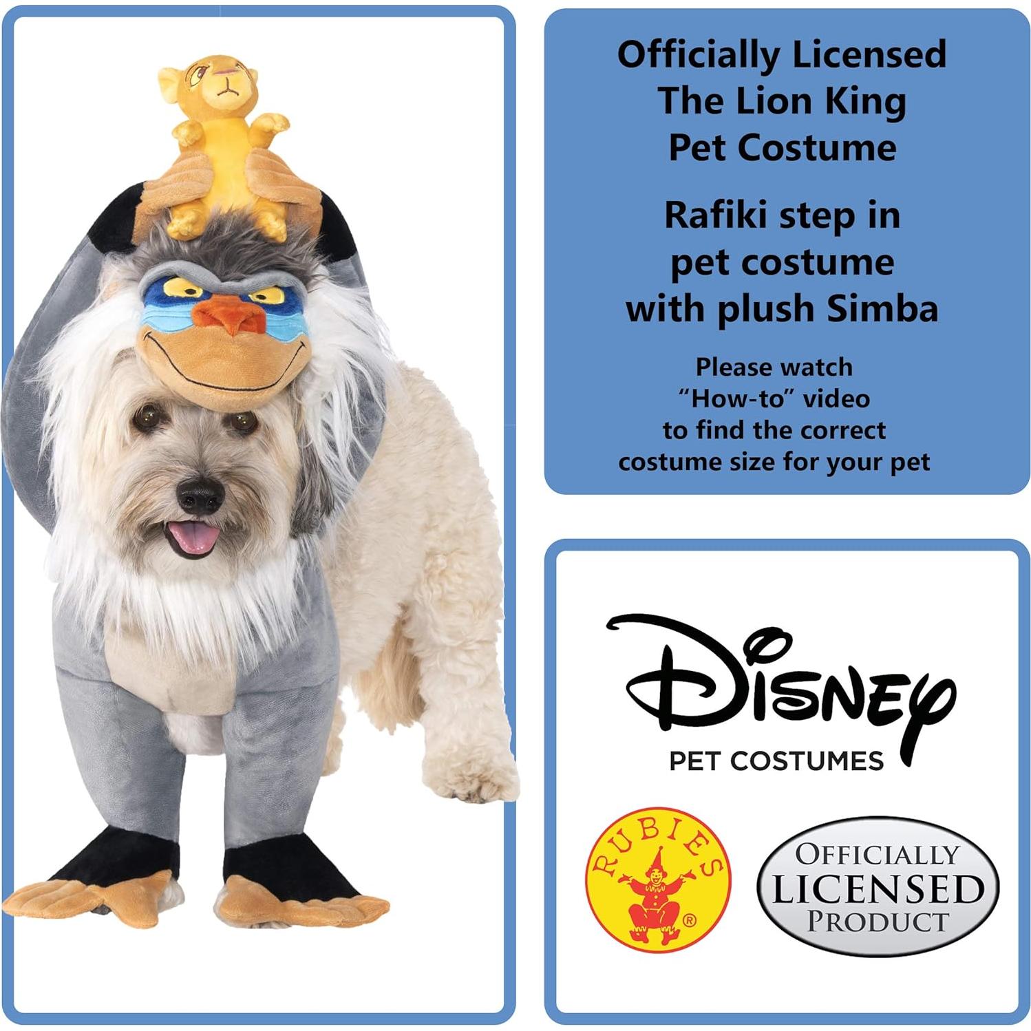 Disfraz de mascota Rafiki Disney El Rey León pequeño