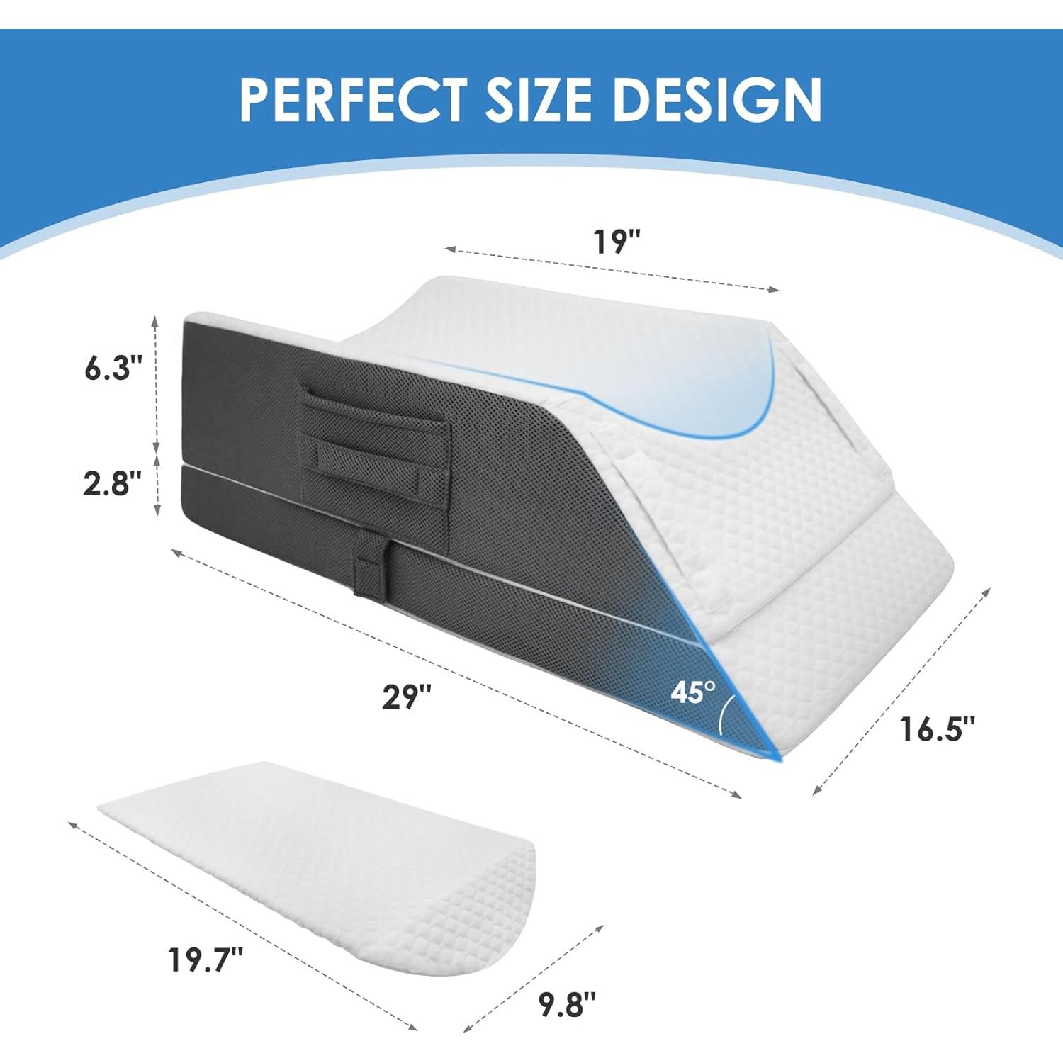 Cojín Elevador de Piernas Ajustable Kehangte 73.7x42.0 cm