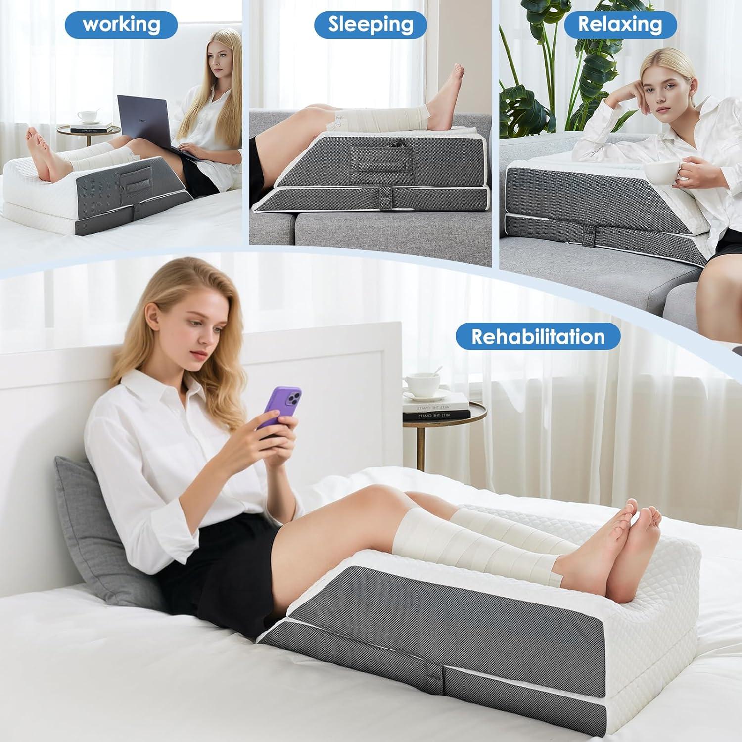 Cojín Elevador de Piernas Ajustable Kehangte 73.7x42.0 cm