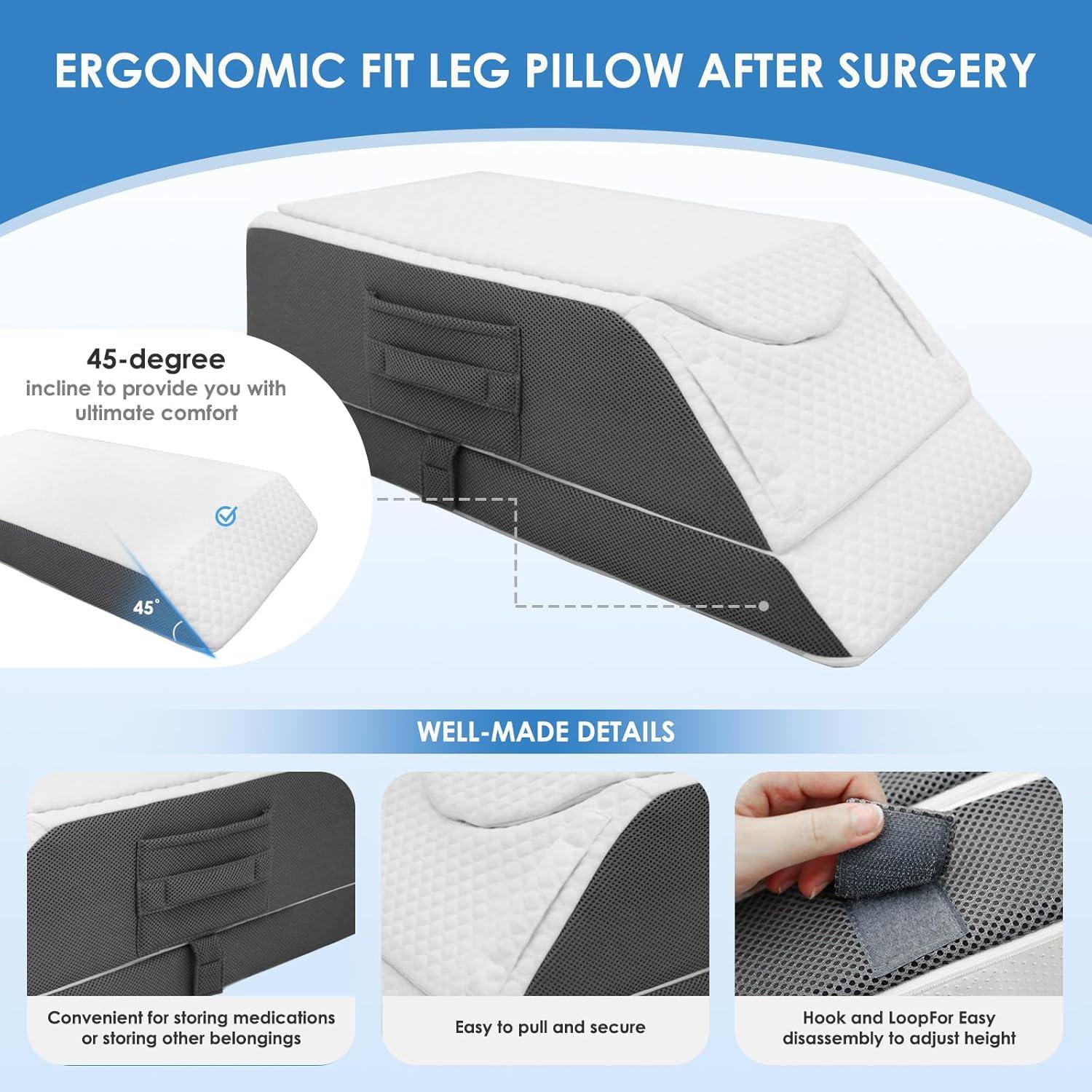 Cojín Elevador de Piernas Ajustable Kehangte 73.7x42.0 cm