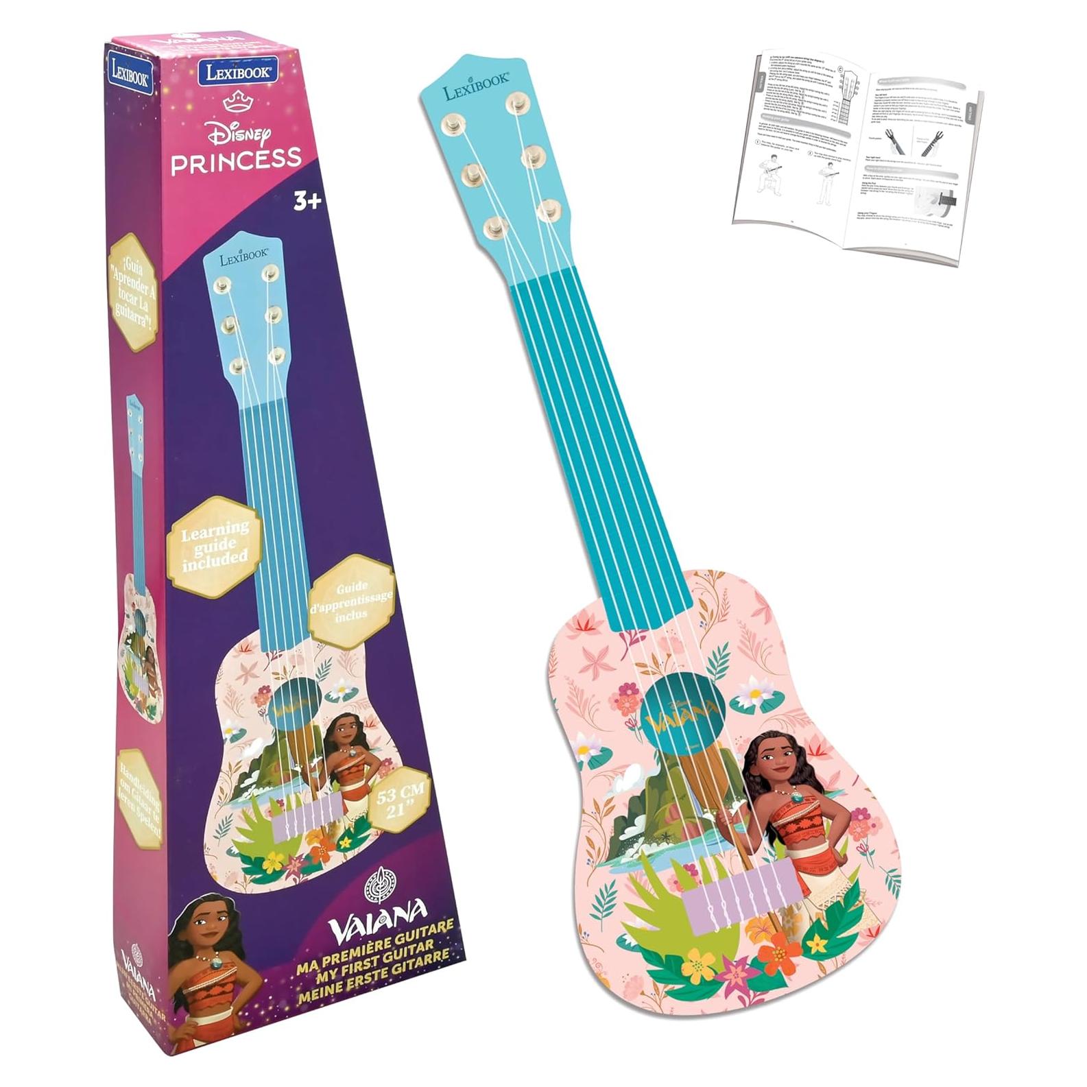 Guitarra Infantil Lexibook Disney Moana 53 cm 6 Cuerdas Nylon
