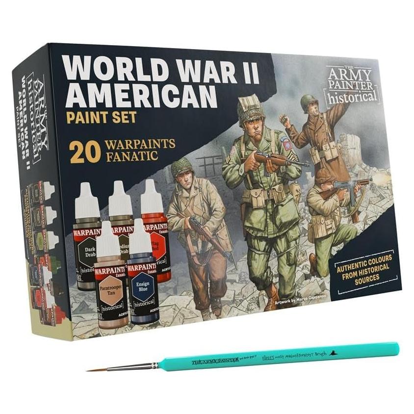 Set de Pintura Americana WWII The Army Painter 20 x 18 ml