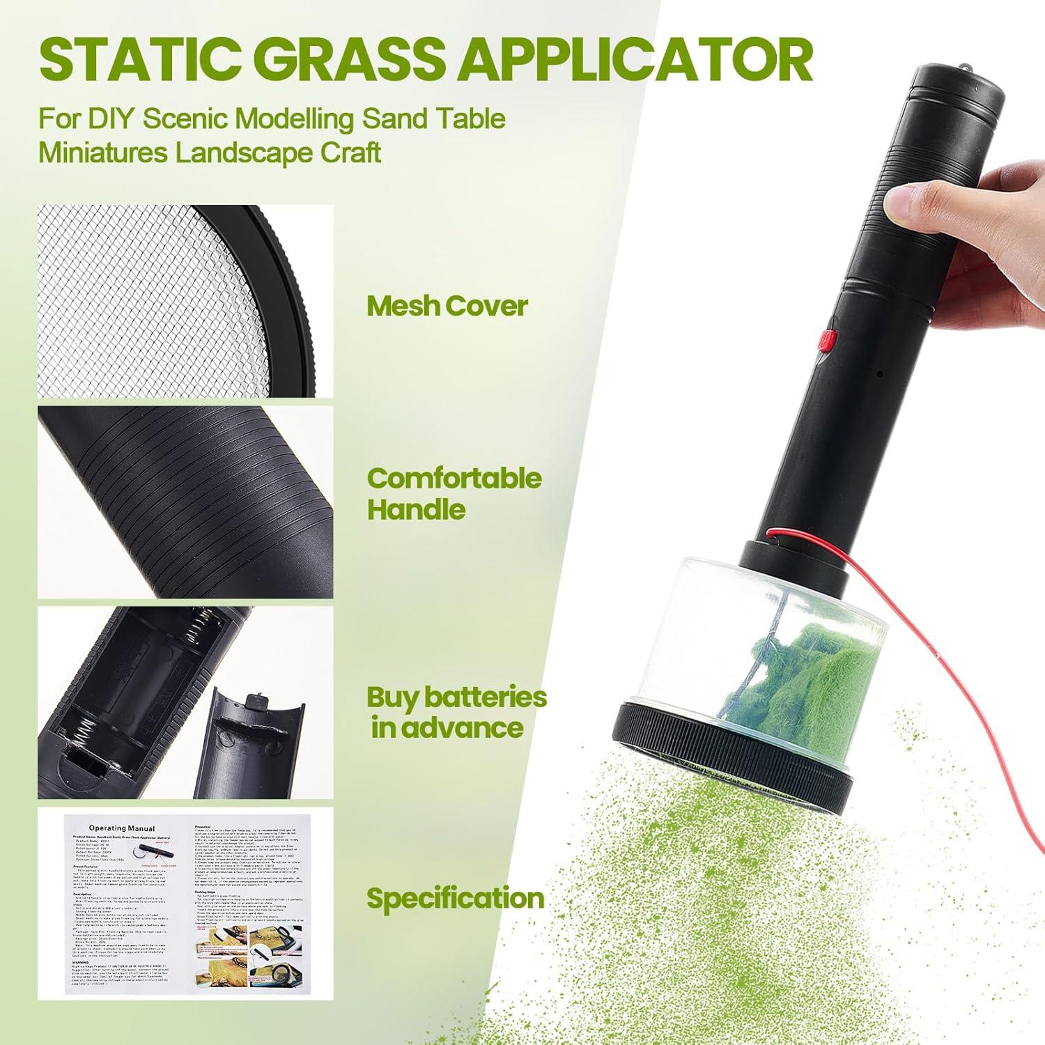 Kit Aplicador de Hierba Estática Tioncy con 4 Colores 60g